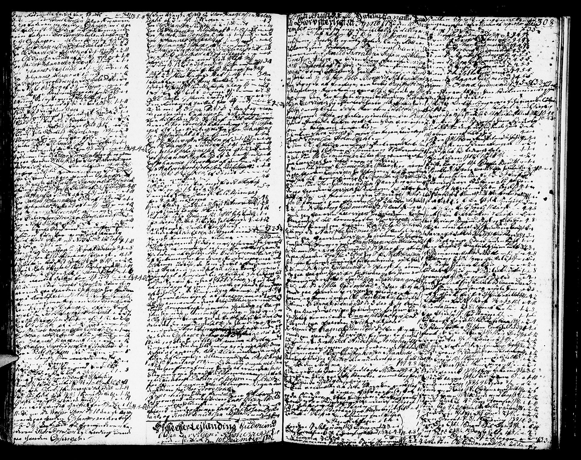 Sunnhordland sorenskrivar, SAB/A-2401/1/H/Ha/Haa/L0009: Skifteprotokollar. Register i protokoll. Fol. 639- ut, 1780-1783, s. 307b-308a