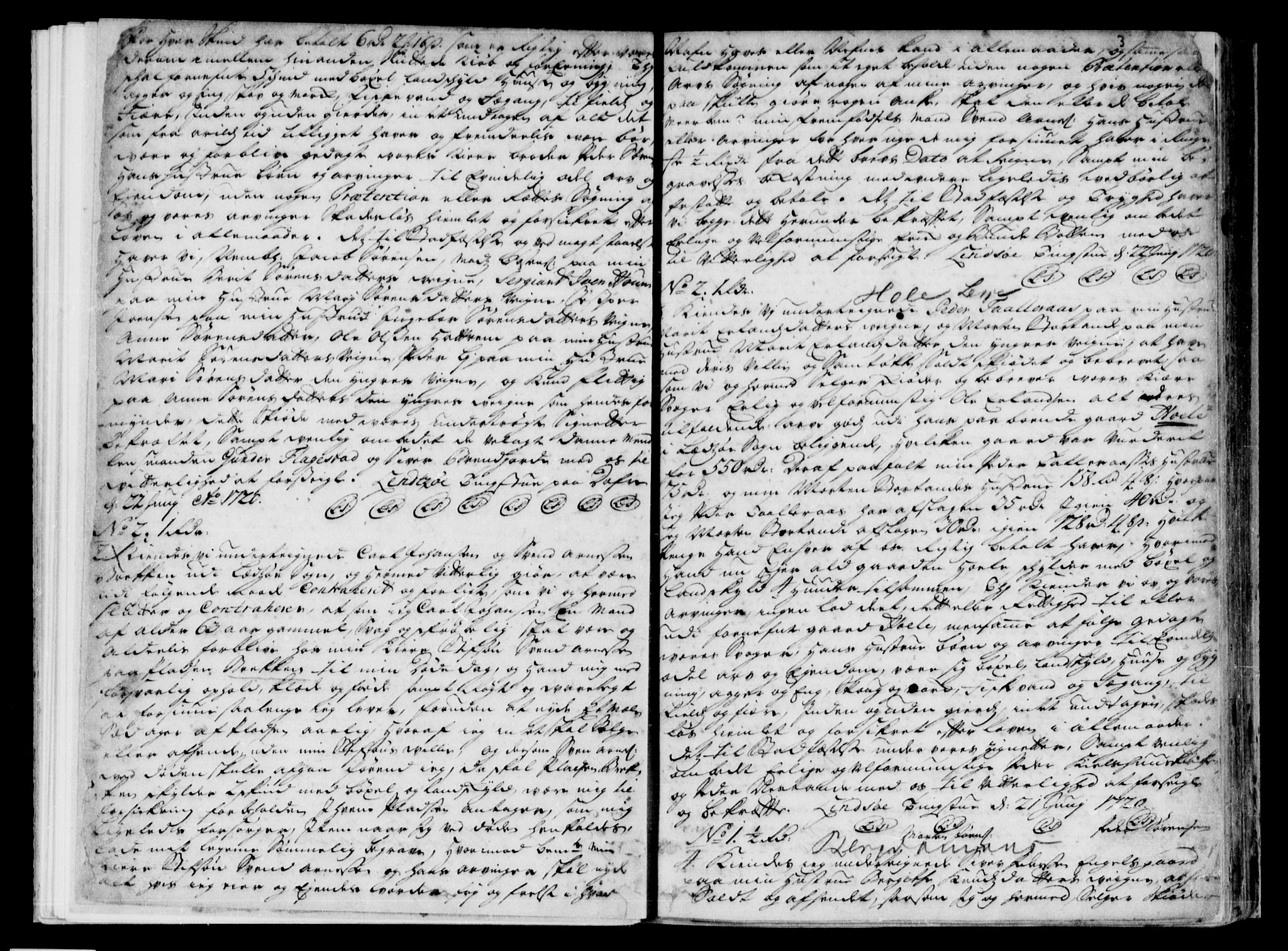 Sorenskriverier i Gudbrandsdalen, SAH/TING-036/H/Hb/L0001: Pantebok nr. 1, 1720-1726, s. 3