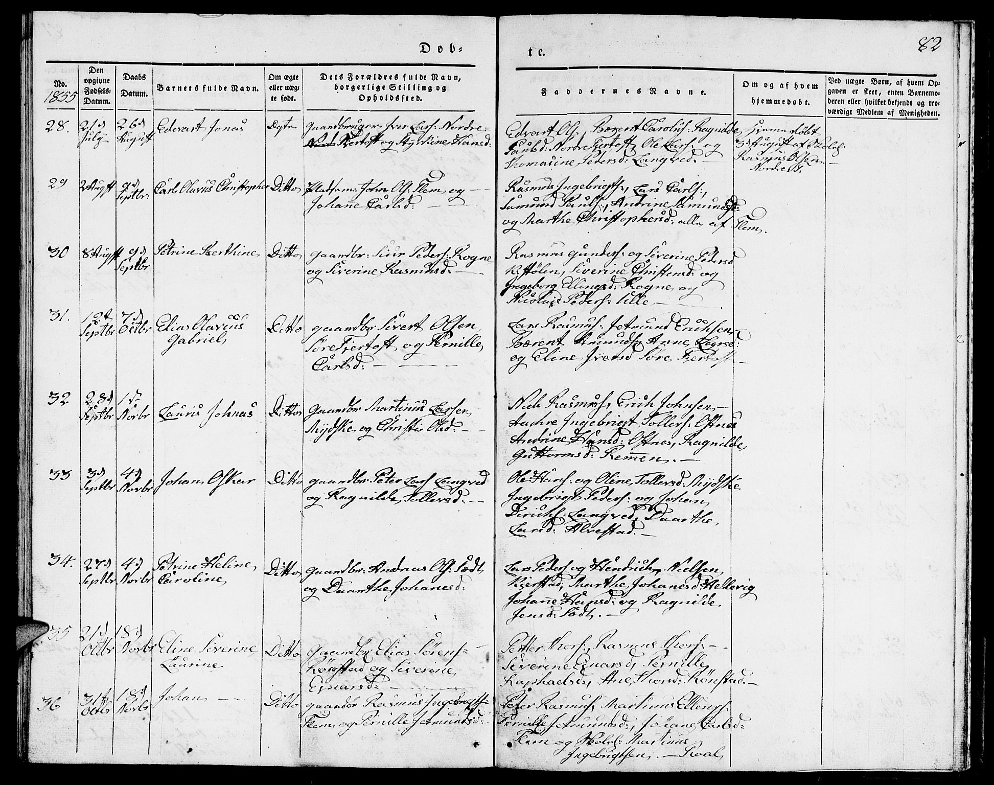 Ministerialprotokoller, klokkerbøker og fødselsregistre - Møre og Romsdal, AV/SAT-A-1454/536/L0507: Klokkerbok nr. 536C02, 1839-1859, s. 82