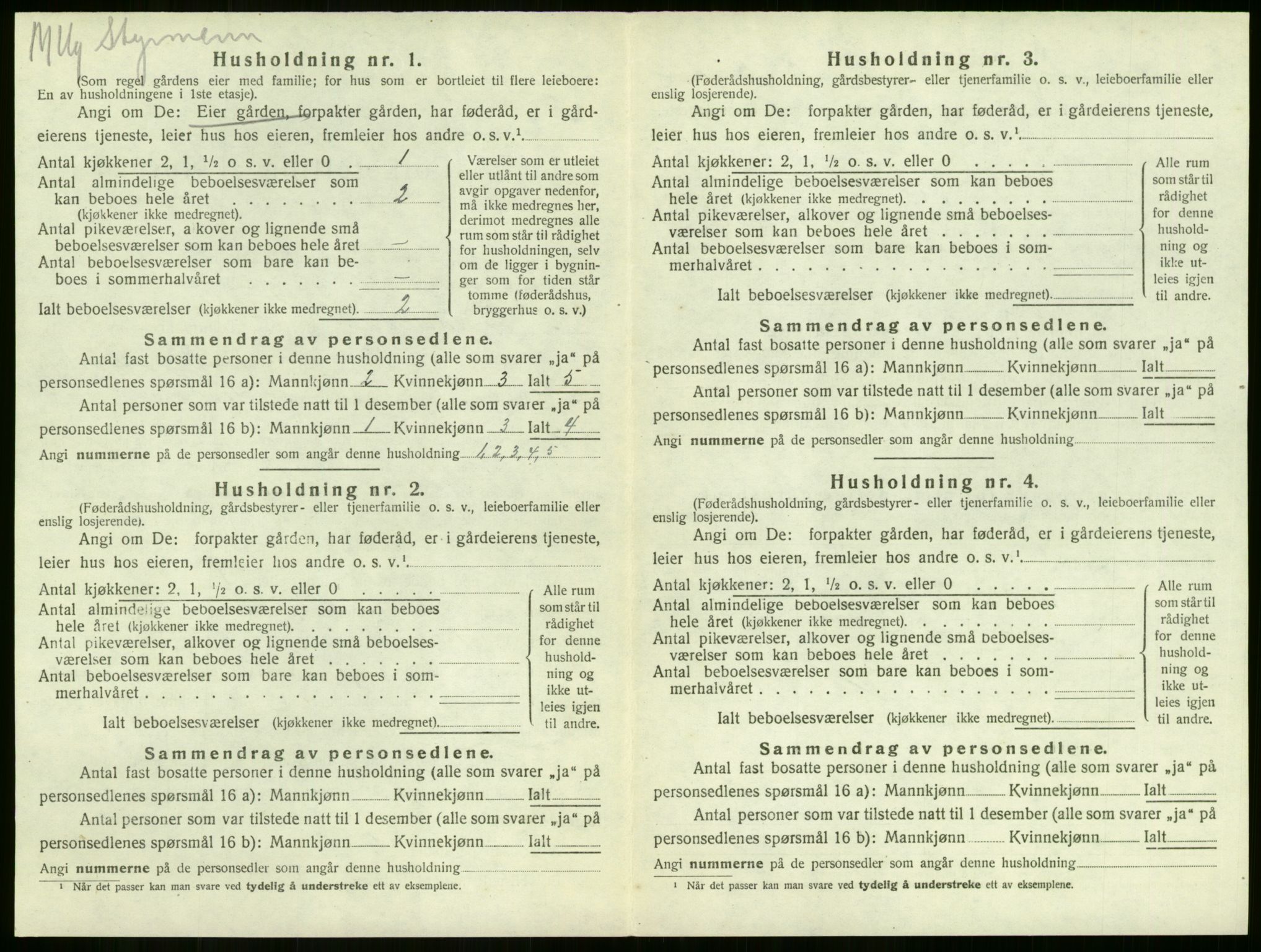 SAKO, Folketelling 1920 for 0724 Sandeherred herred, 1920, s. 1919