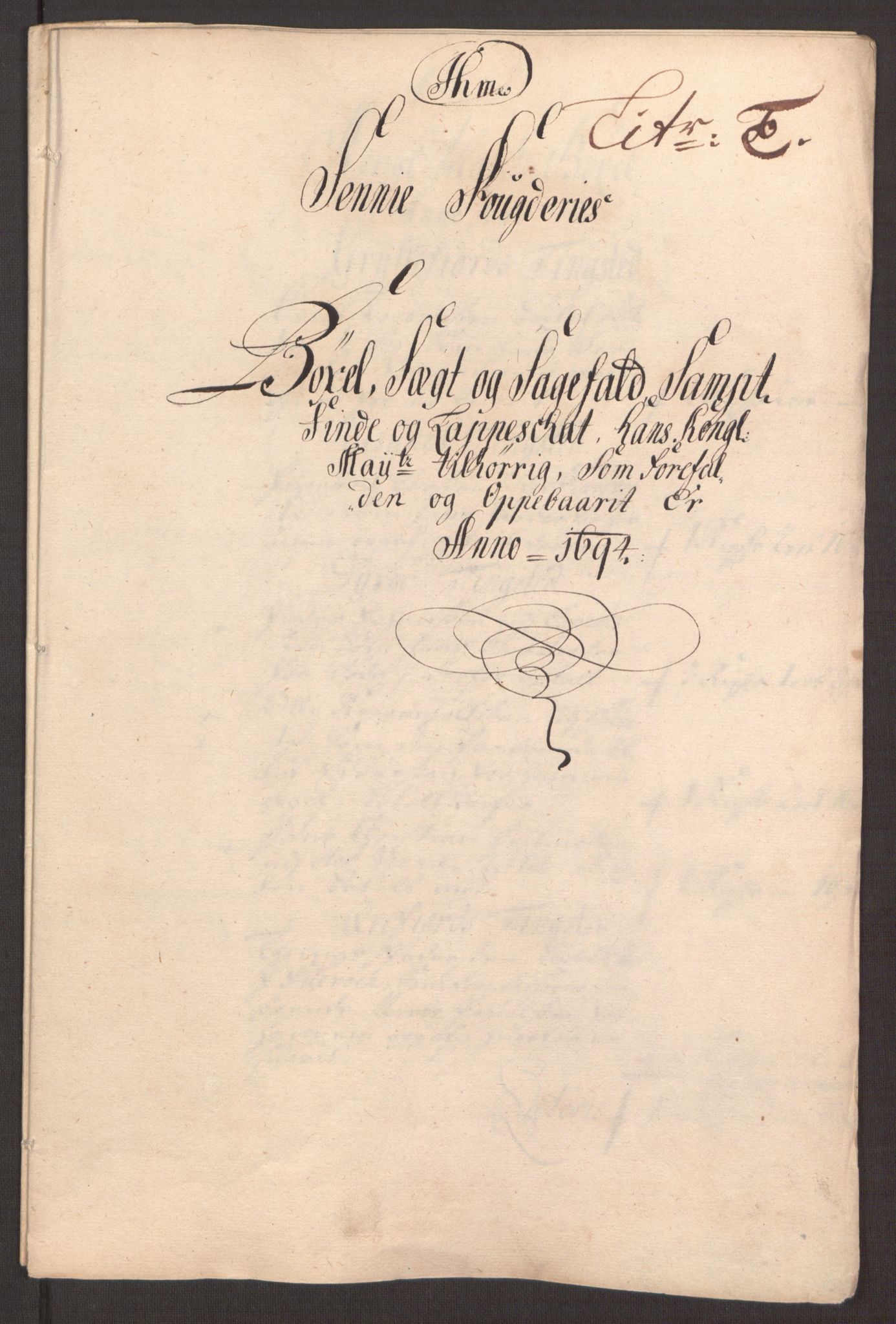 Rentekammeret inntil 1814, Reviderte regnskaper, Fogderegnskap, AV/RA-EA-4092/R68/L4753: Fogderegnskap Senja og Troms, 1694-1696, s. 59