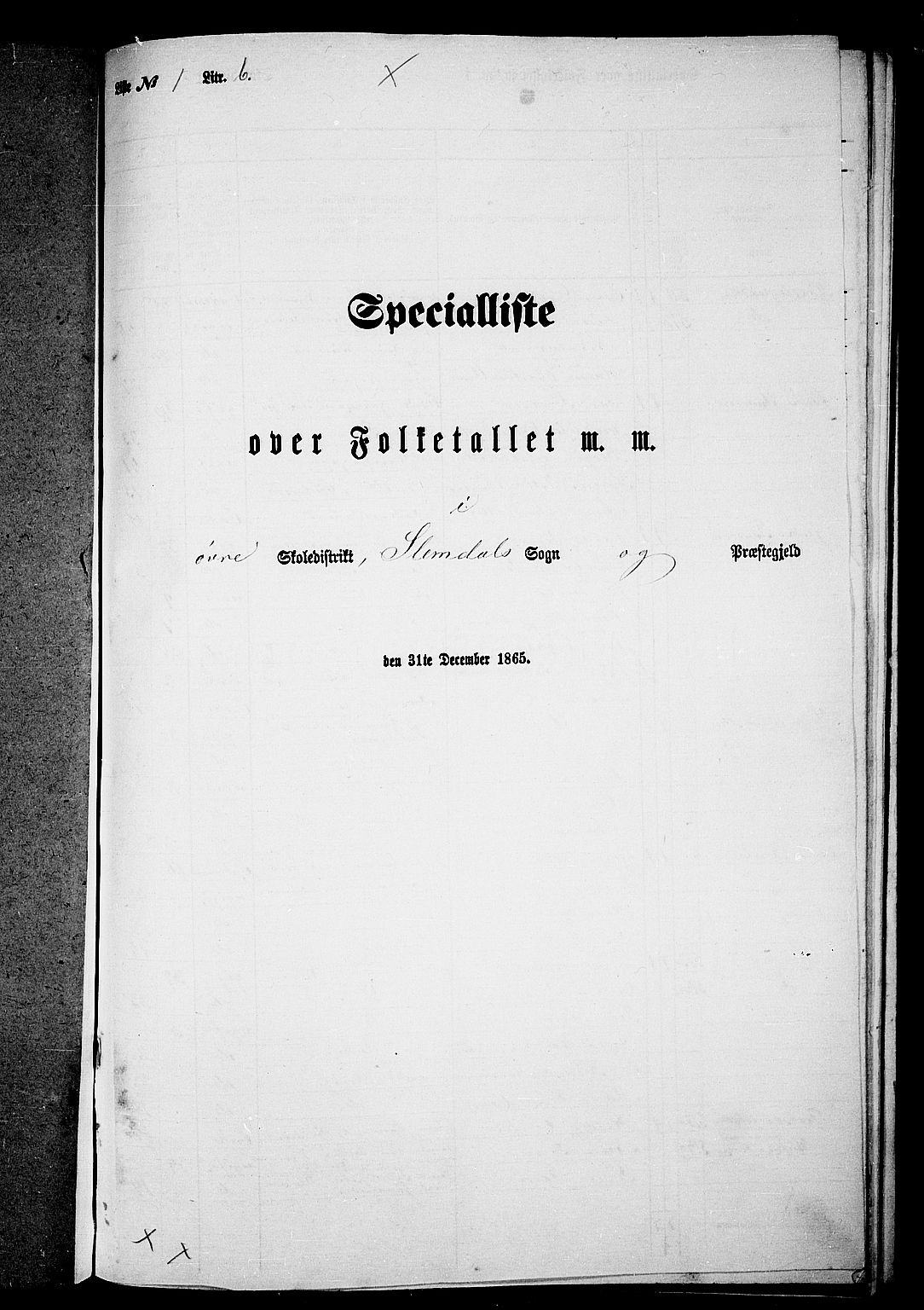 RA, Folketelling 1865 for 0811P Slemdal prestegjeld, 1865, s. 17