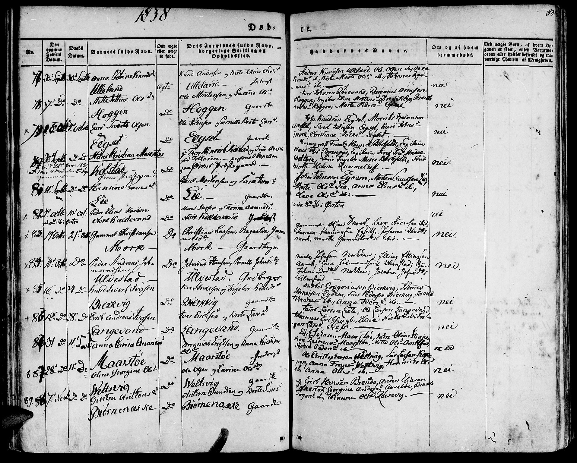 Ministerialprotokoller, klokkerbøker og fødselsregistre - Møre og Romsdal, SAT/A-1454/511/L0139: Ministerialbok nr. 511A06, 1831-1850, s. 38