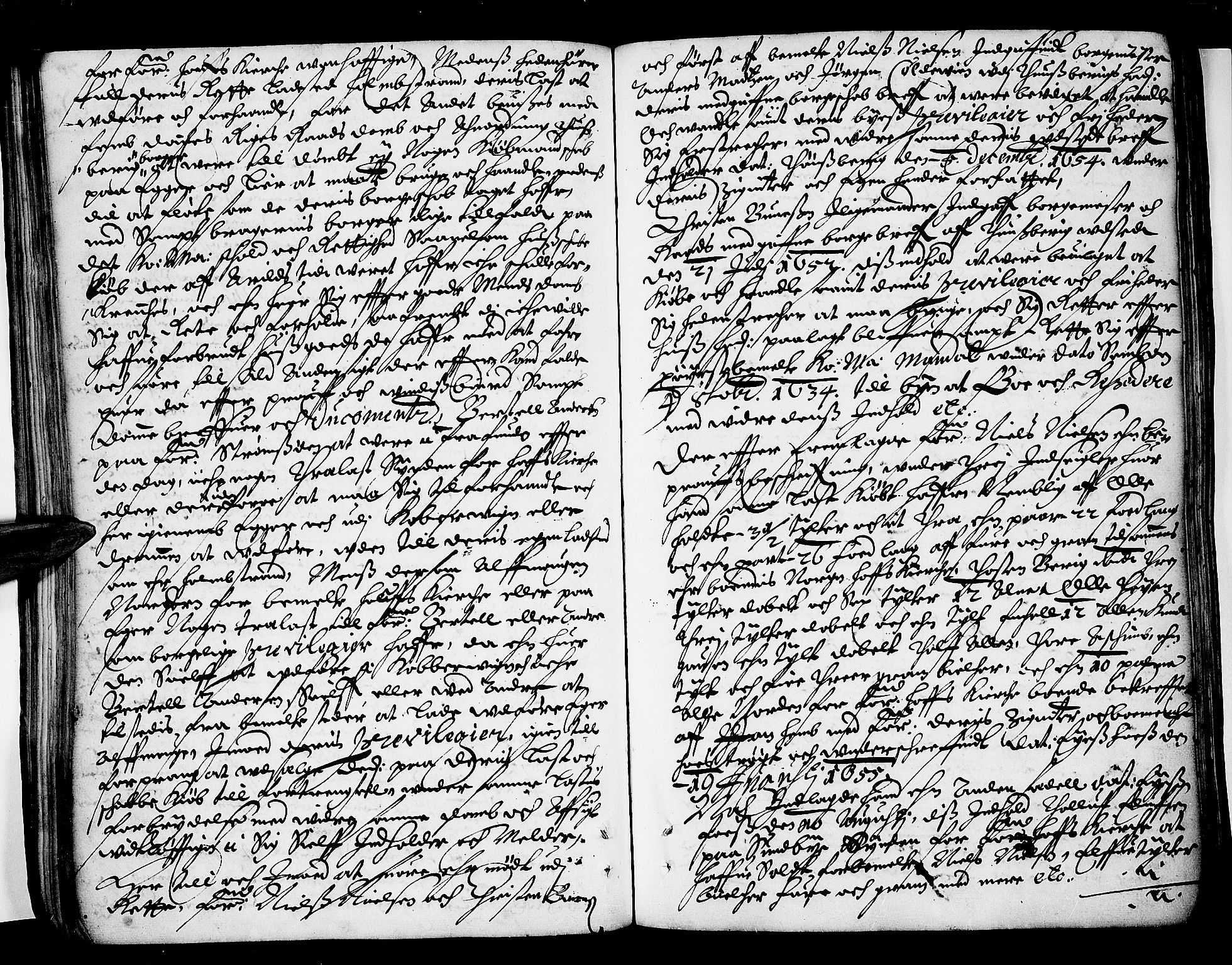 Eiker, Modum og Sigdal sorenskriveri, AV/SAKO-A-123/F/Fa/Faa/L0002: Tingbok, 1653-1657, s. 77