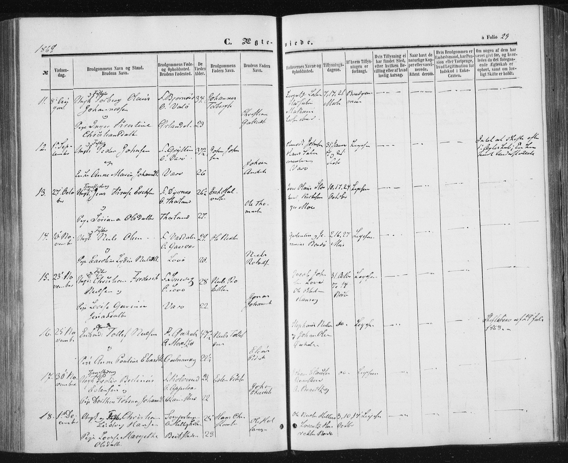 Ministerialprotokoller, klokkerbøker og fødselsregistre - Nord-Trøndelag, AV/SAT-A-1458/784/L0670: Ministerialbok nr. 784A05, 1860-1876, s. 29