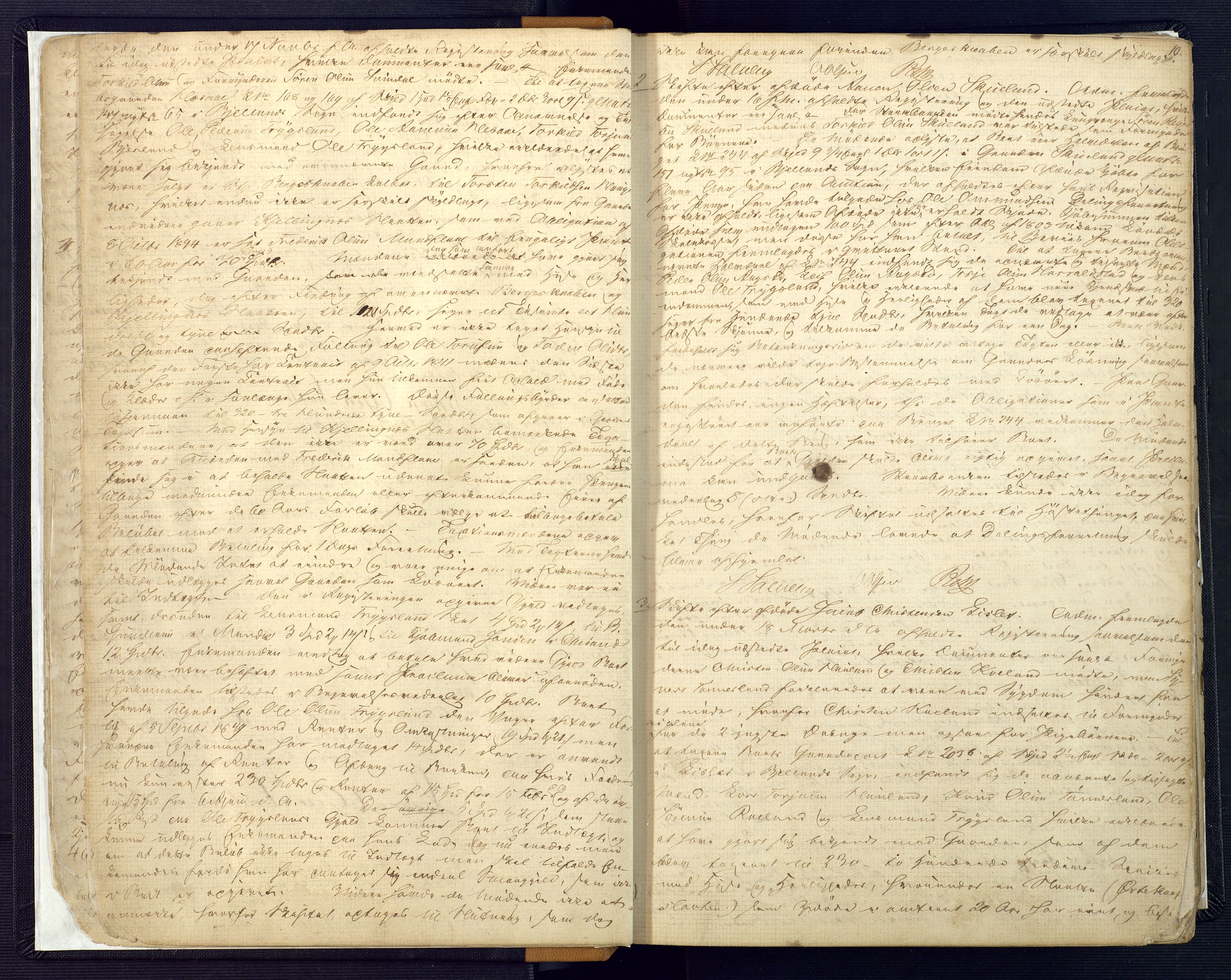 Lyngdal sorenskriveri, AV/SAK-1221-0004/H/Hc/L0870: Skiftebehandlingsprotokoll nr. 4, 1850-1864, s. 10