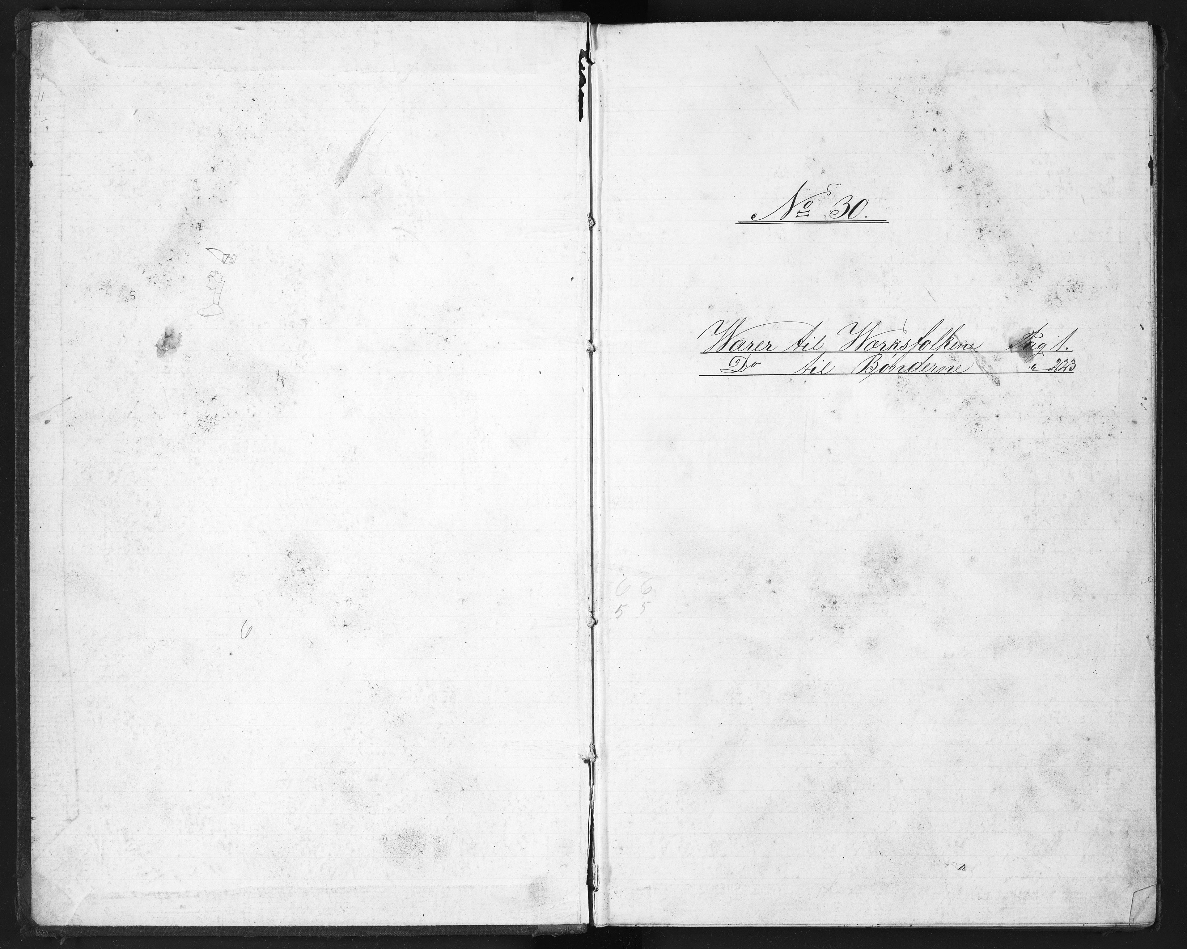 Næs Jernverk, NESJ/NJM-004/12/L0008: Journal, varer til verksfolk/bønder, 1877