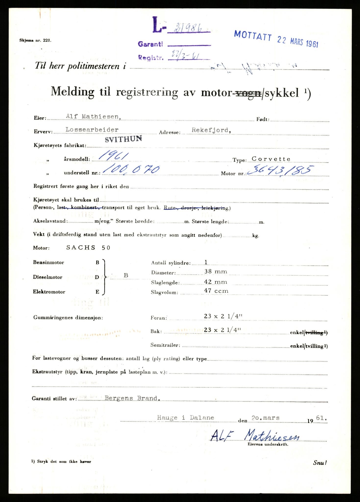 Stavanger trafikkstasjon, AV/SAST-A-101942/0/F/L0038: L-21500 - L-22252, 1930-1971, s. 1575