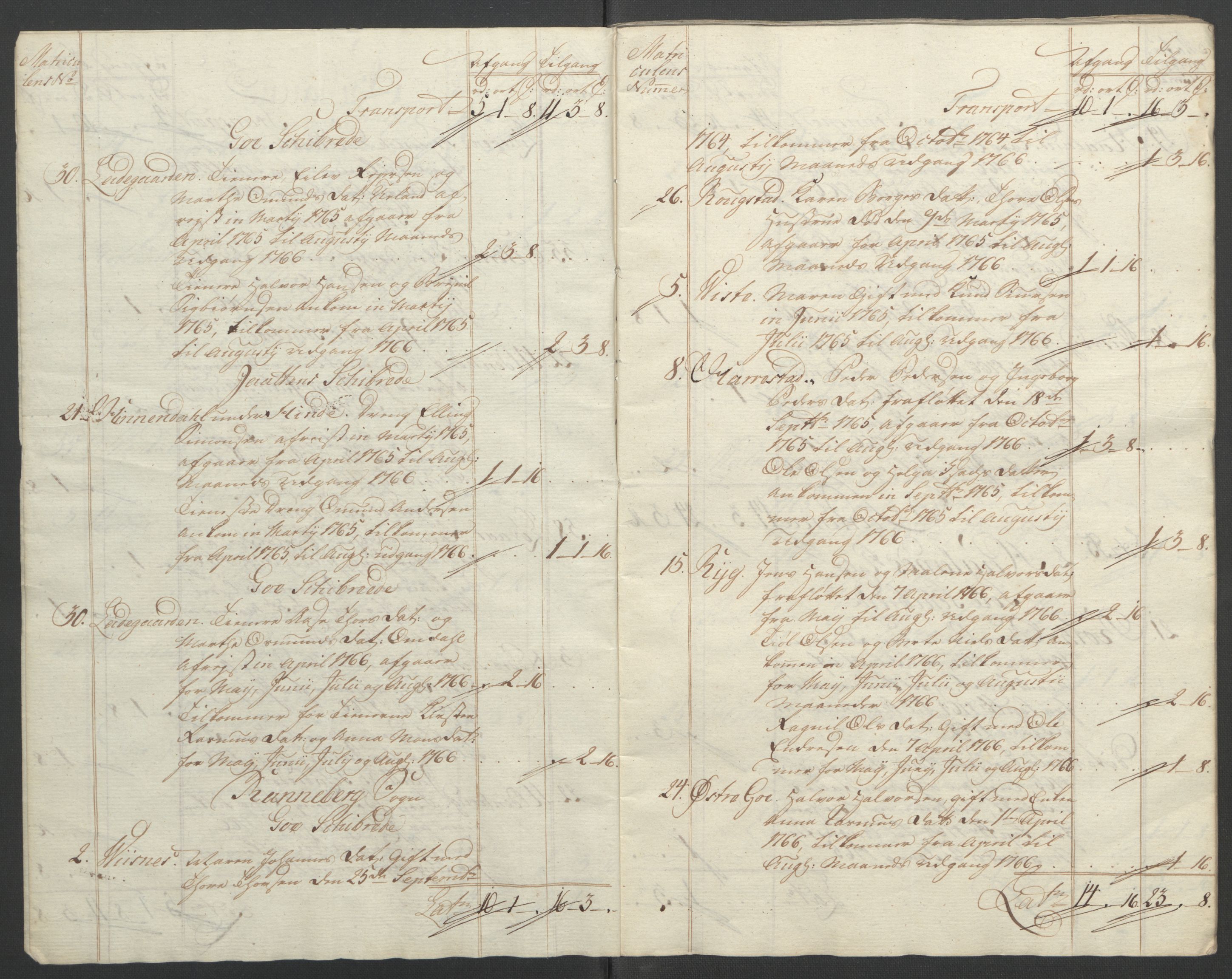 Rentekammeret inntil 1814, Reviderte regnskaper, Fogderegnskap, RA/EA-4092/R46/L2836: Ekstraskatten Jæren og Dalane, 1764-1766, s. 302