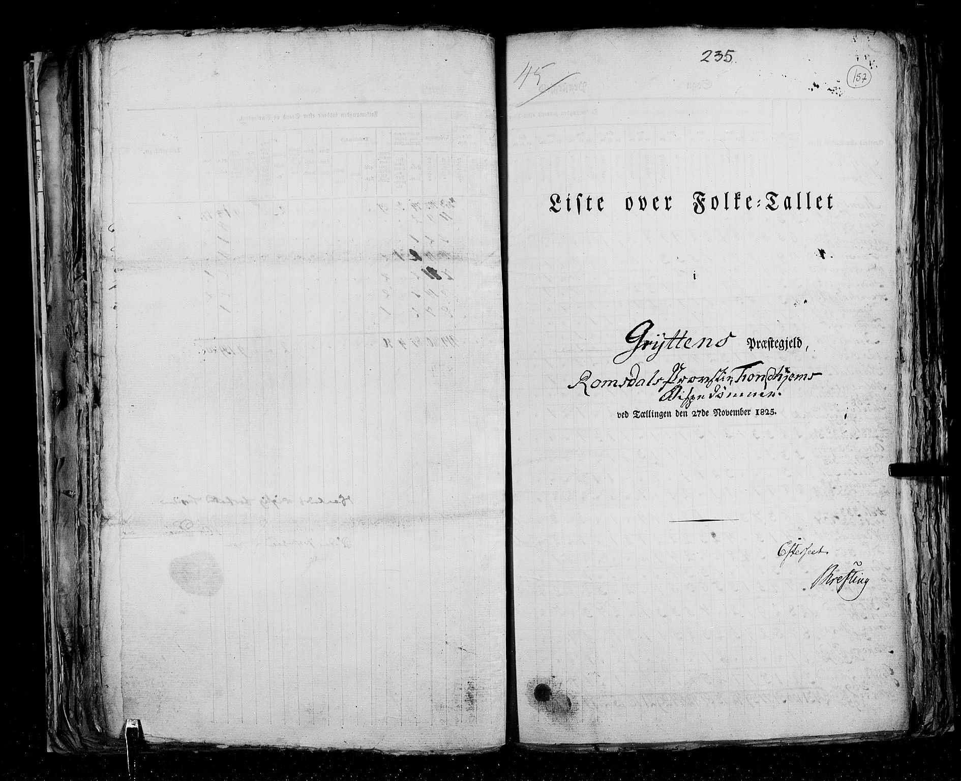 RA, Folketellingen 1825, bind 15: Romsdal amt, 1825, s. 157