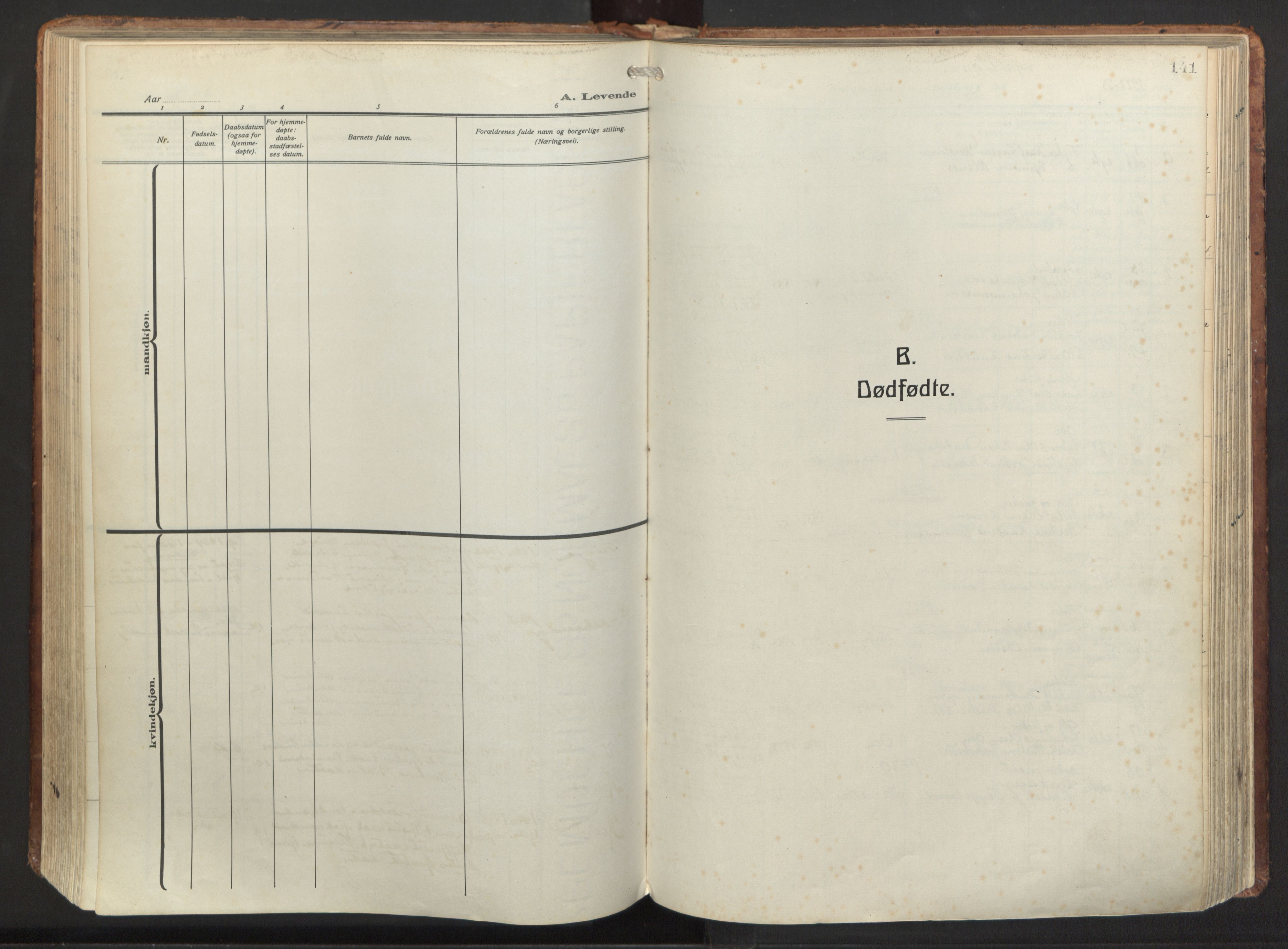 Herdla Sokneprestembete, AV/SAB-A-75701/H/Haa: Ministerialbok nr. A 6, 1918-1933, s. 141