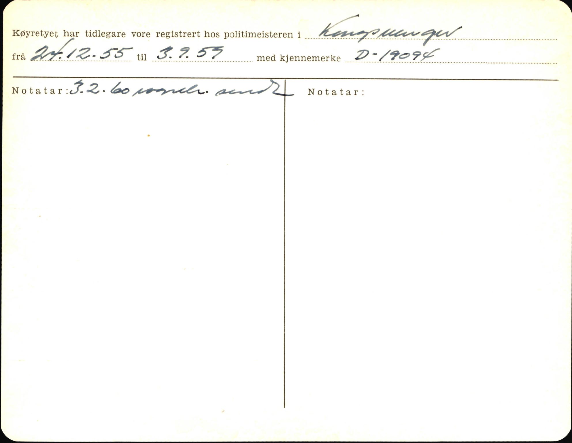 Statens vegvesen, Sogn og Fjordane vegkontor, AV/SAB-A-5301/4/F/L0006: Registerkort utmeldte Fjordane S8300-9500, 1930-1961, s. 192