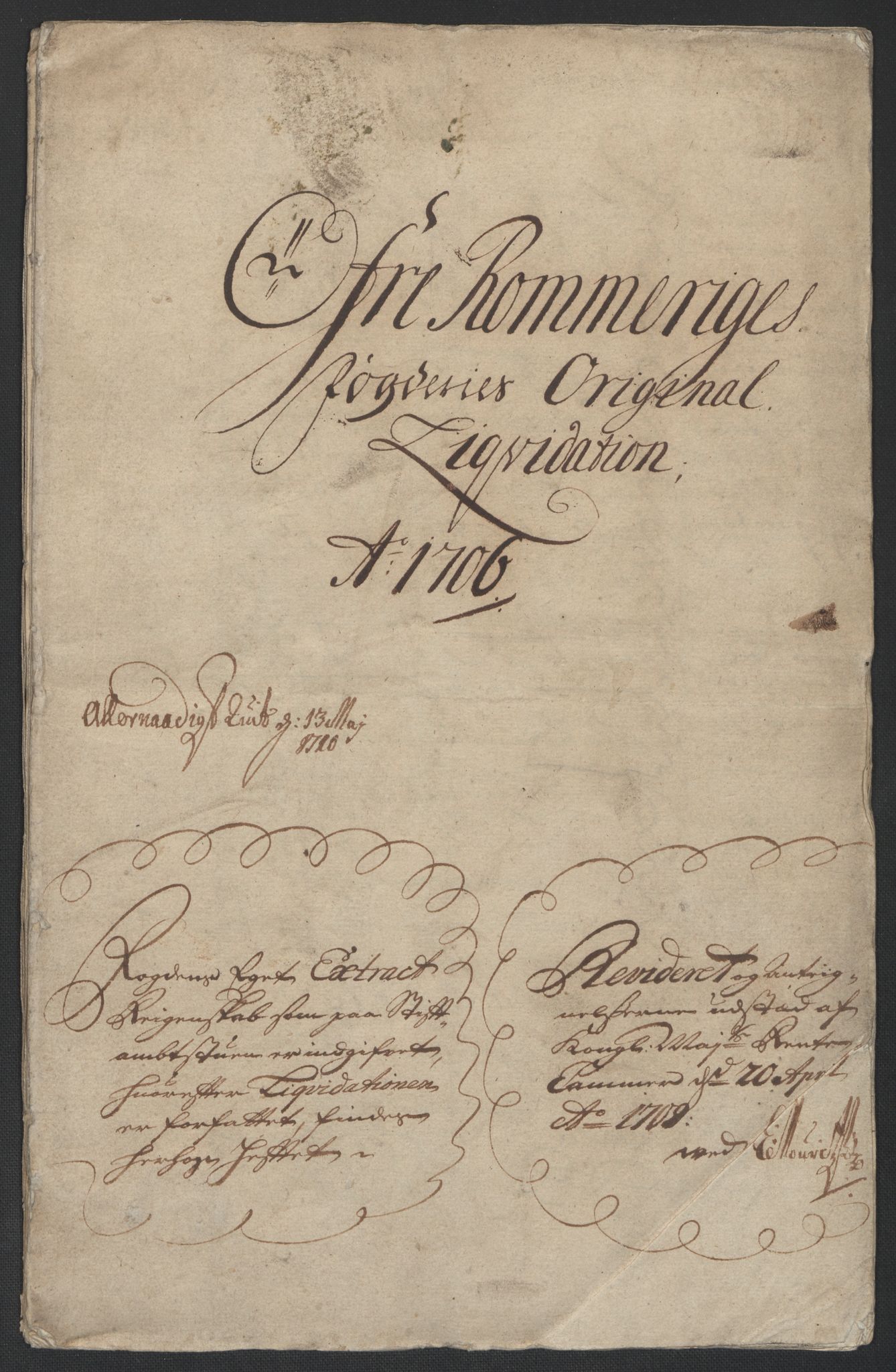 Rentekammeret inntil 1814, Reviderte regnskaper, Fogderegnskap, RA/EA-4092/R12/L0718: Fogderegnskap Øvre Romerike, 1706-1707, s. 3