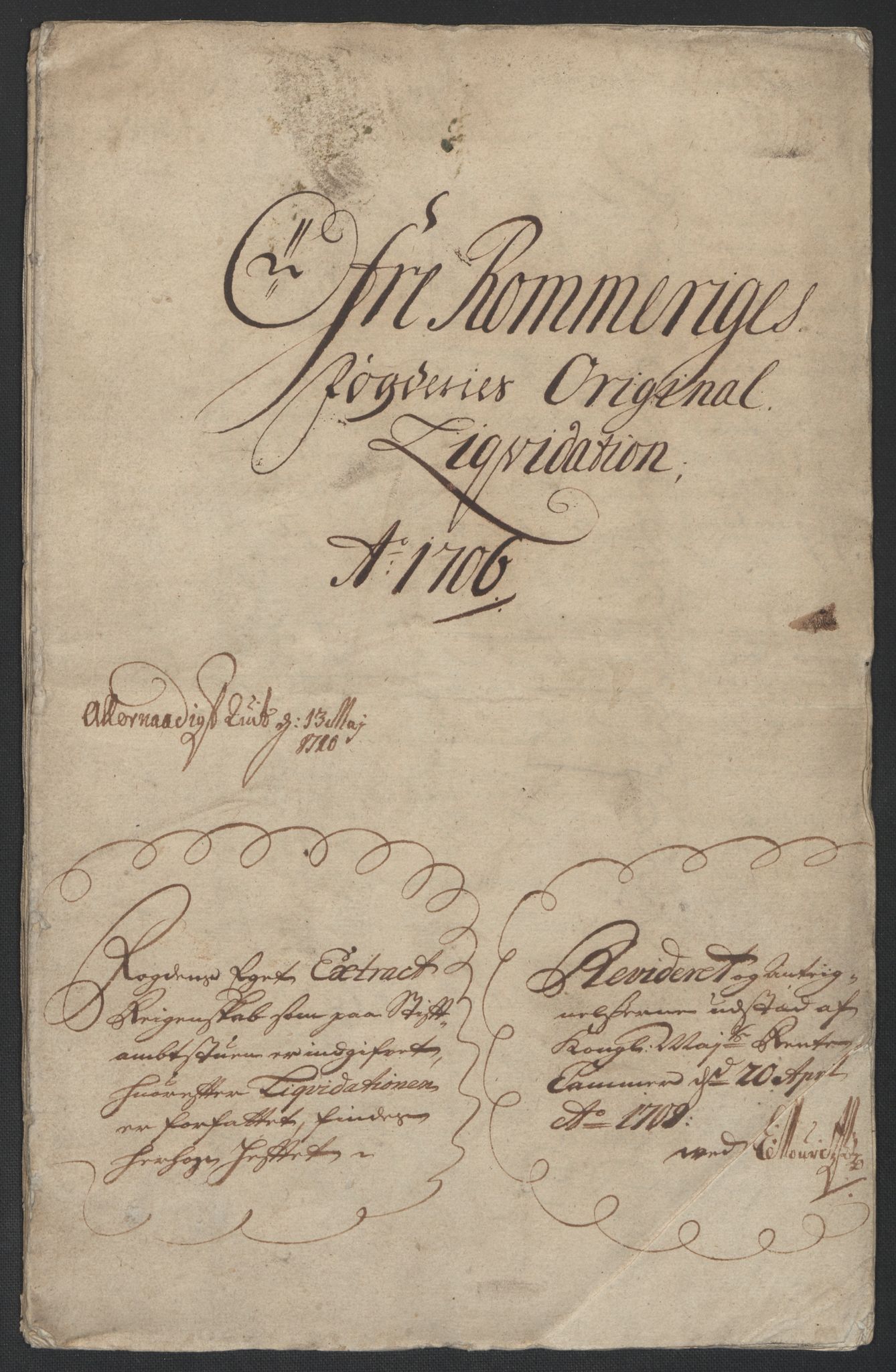 Rentekammeret inntil 1814, Reviderte regnskaper, Fogderegnskap, AV/RA-EA-4092/R12/L0718: Fogderegnskap Øvre Romerike, 1706-1707, s. 3