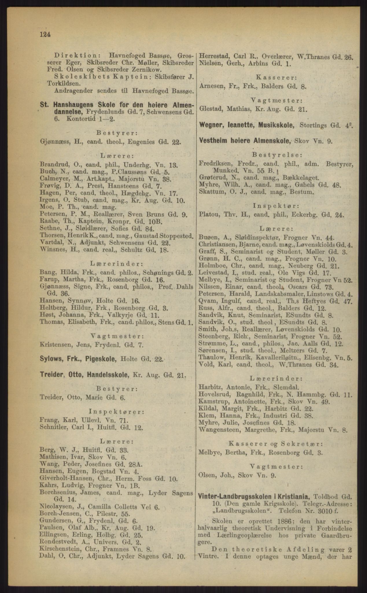Kristiania/Oslo adressebok, PUBL/-, 1903, s. 124