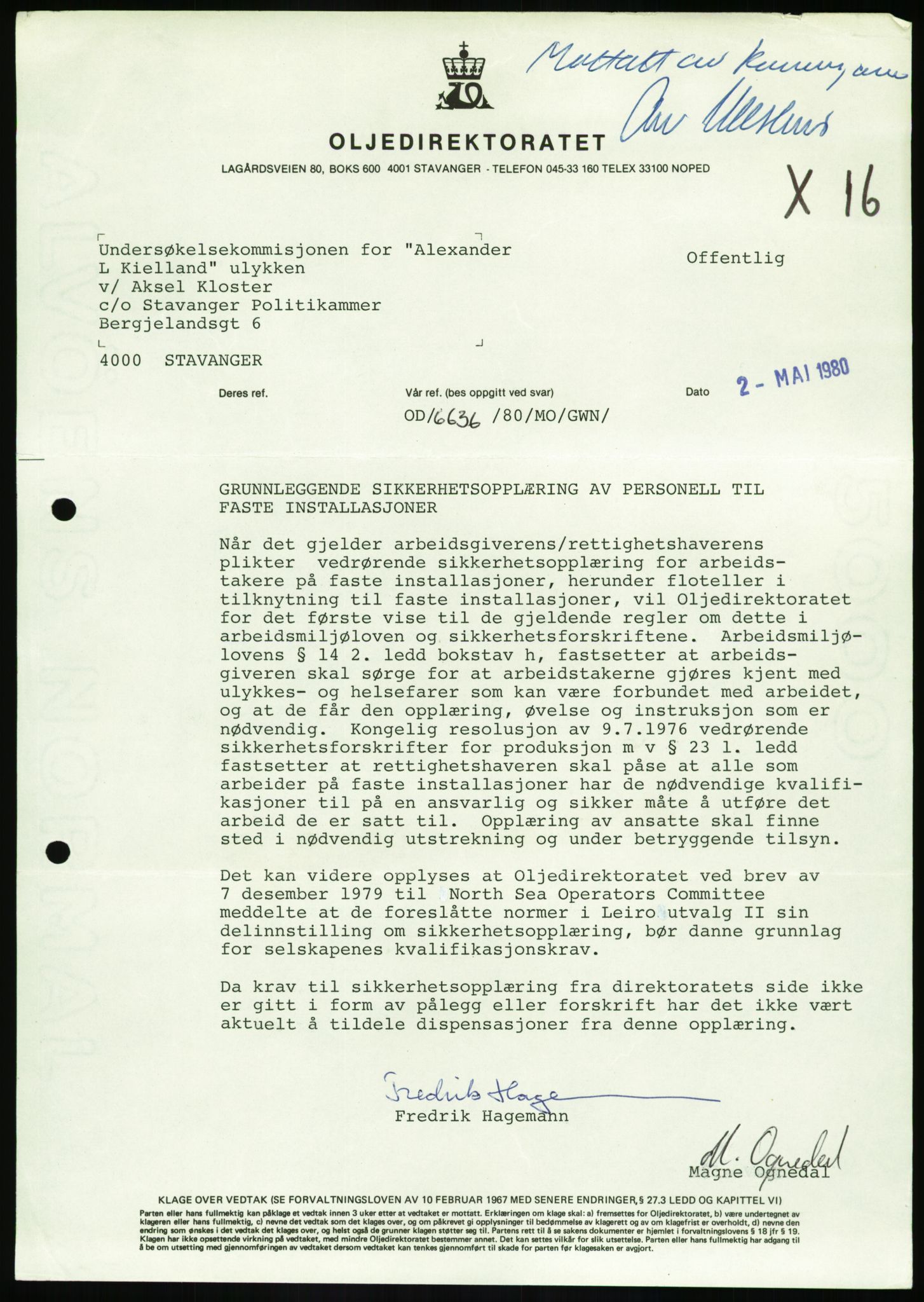 Justisdepartementet, Granskningskommisjonen ved Alexander Kielland-ulykken 27.3.1980, AV/RA-S-1165/D/L0020: X Opplæring/Kompetanse (Doku.liste + X1-X18 av 18)/Y Forskningsprosjekter (Doku.liste + Y1-Y7 av 9), 1980-1981, s. 118