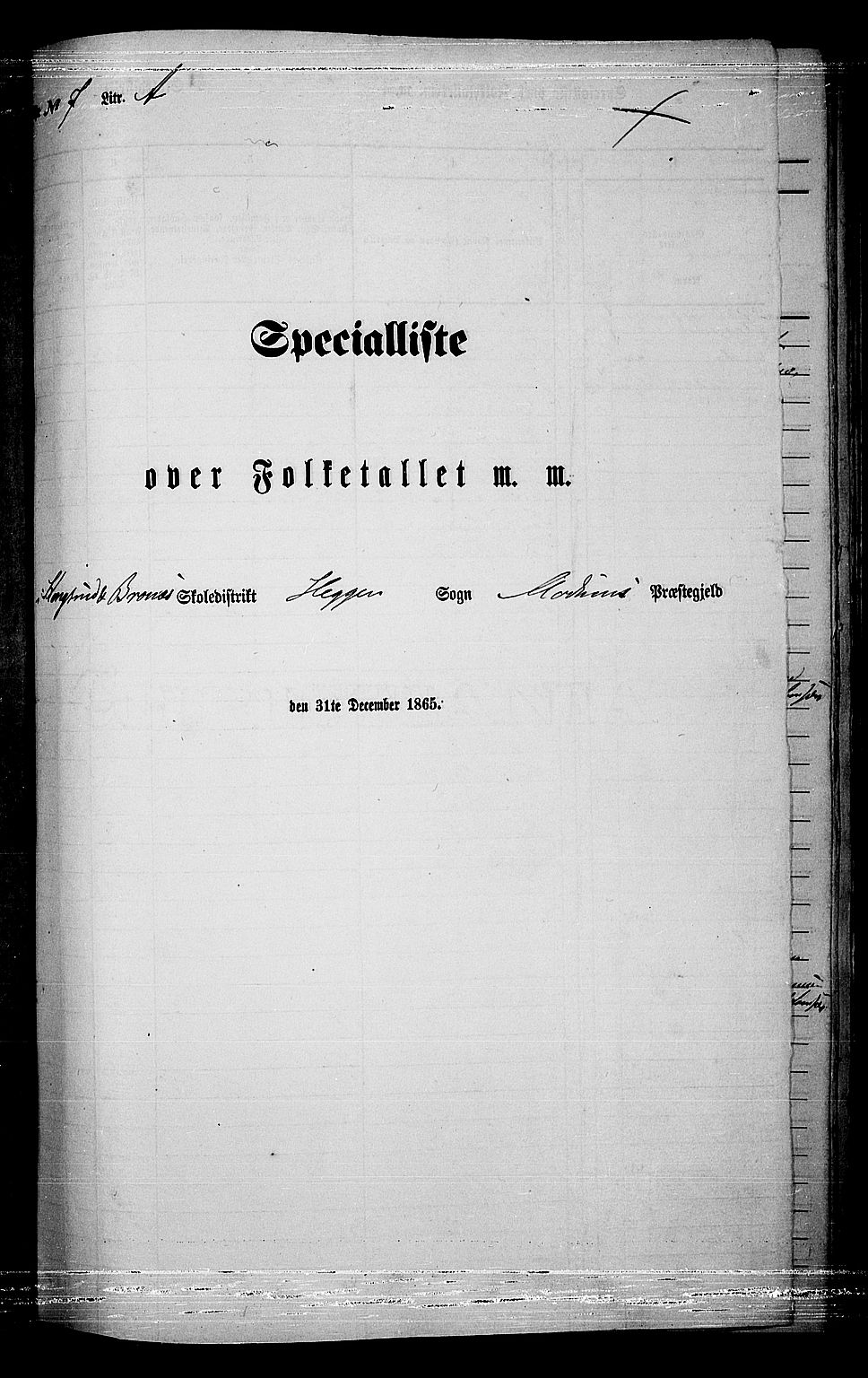 RA, Folketelling 1865 for 0623P Modum prestegjeld, 1865, s. 132