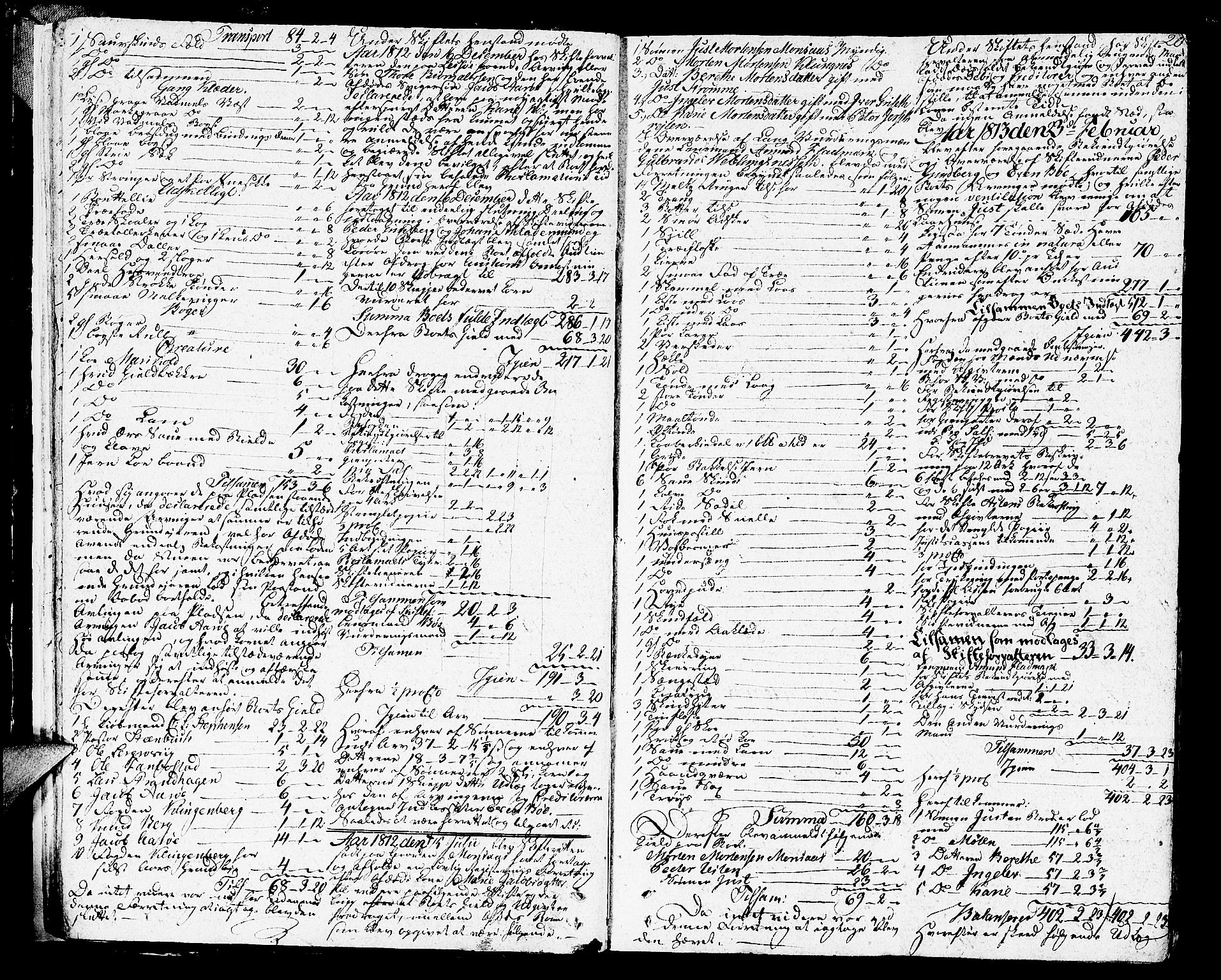 Romsdal sorenskriveri, AV/SAT-A-4149/1/3/3A/L0014: Skifteprotokoll, 1811-1821, s. 19b-20a