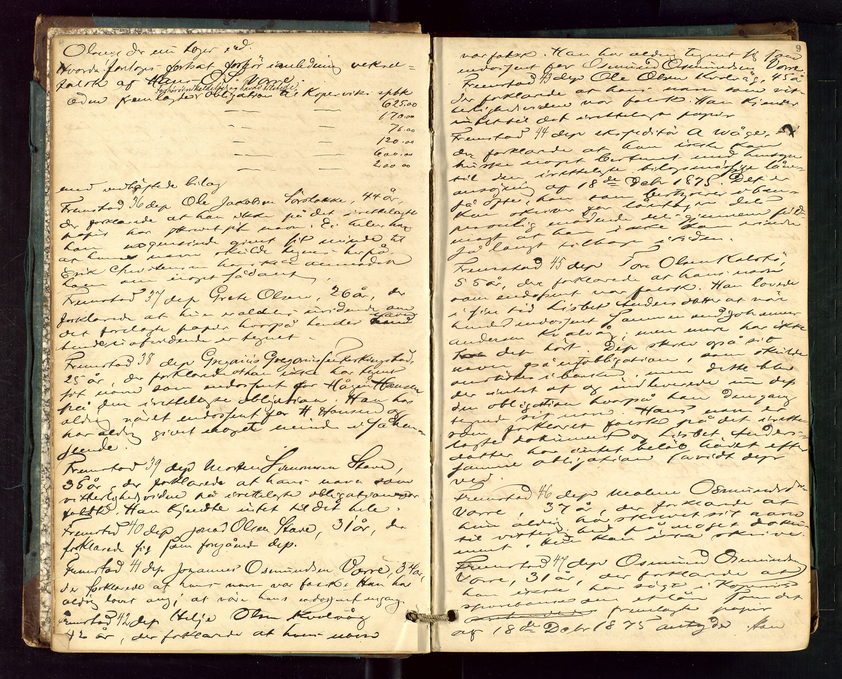 Karmsund sorenskriveri, AV/SAST-A-100311/01/I/IA/IABD/L0003: EKSTRARETTSPROTOKOLL BC 3, 1879-1885, s. 8b-9a