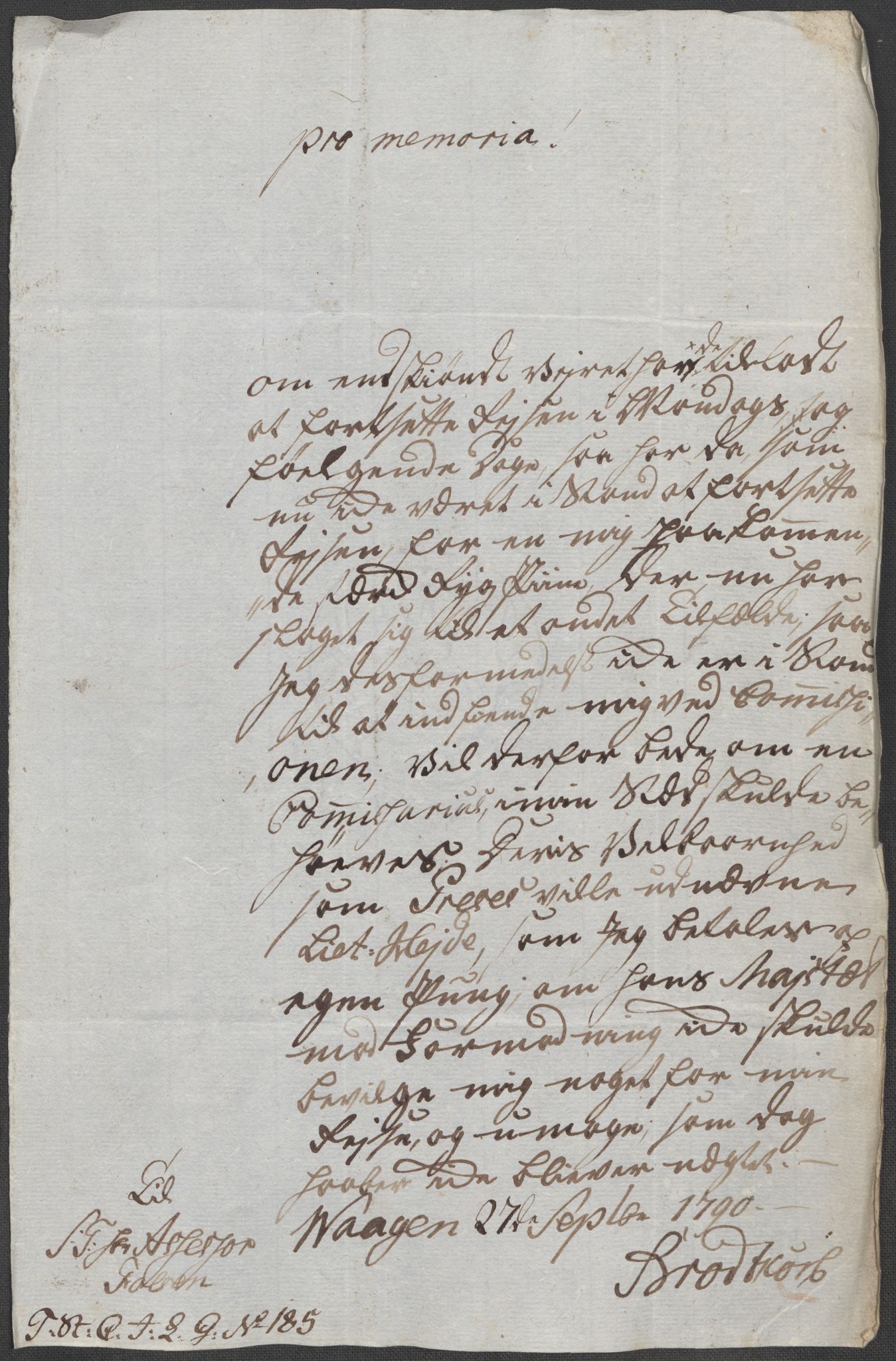 Rentekammeret inntil 1814, Reviderte regnskaper, Mindre regnskaper, RA/EA-4068/Rf/Rfe/L0014: Helgeland fogderi, 1789, s. 187