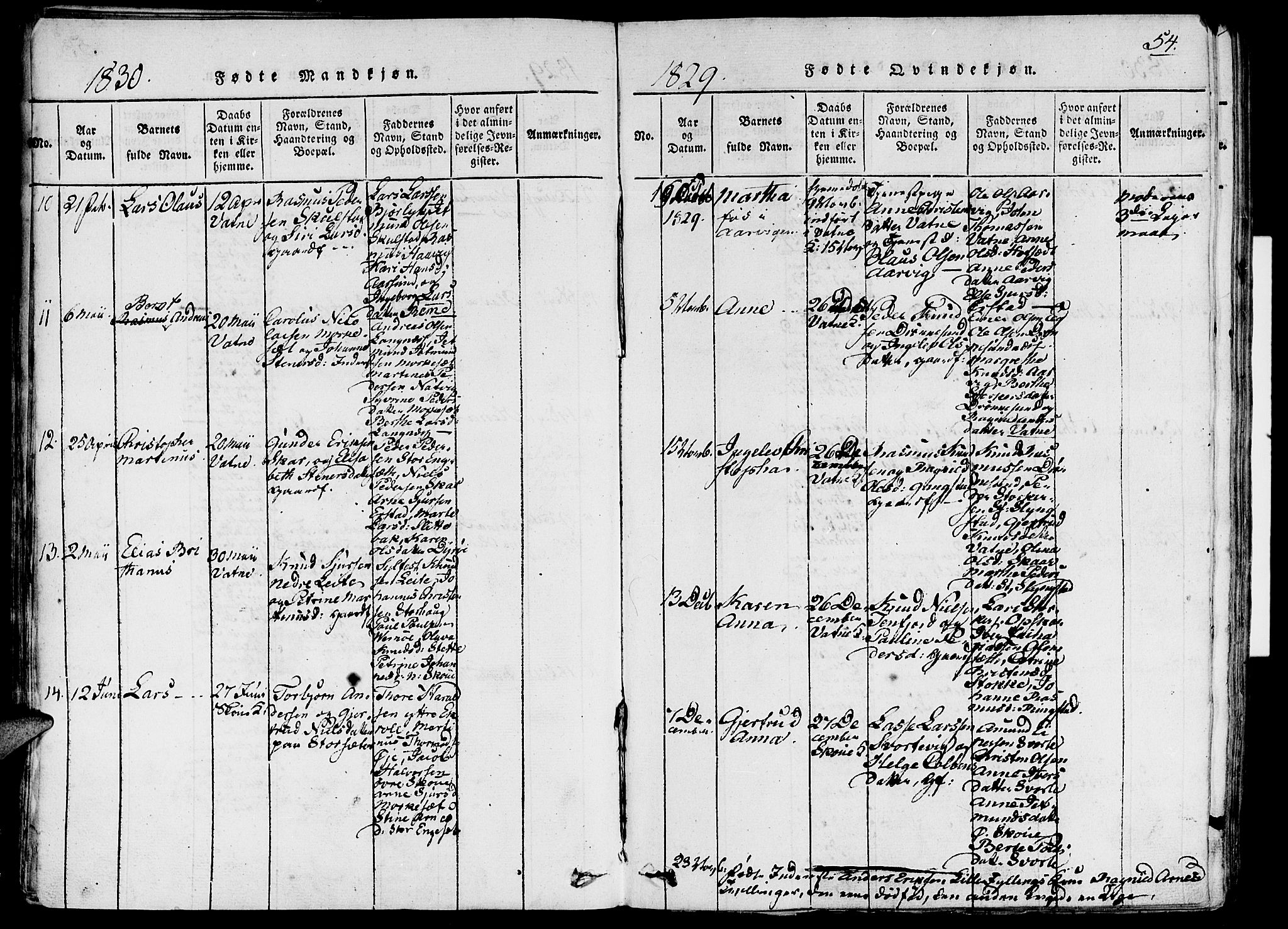 Ministerialprotokoller, klokkerbøker og fødselsregistre - Møre og Romsdal, AV/SAT-A-1454/524/L0351: Ministerialbok nr. 524A03, 1816-1838, s. 54