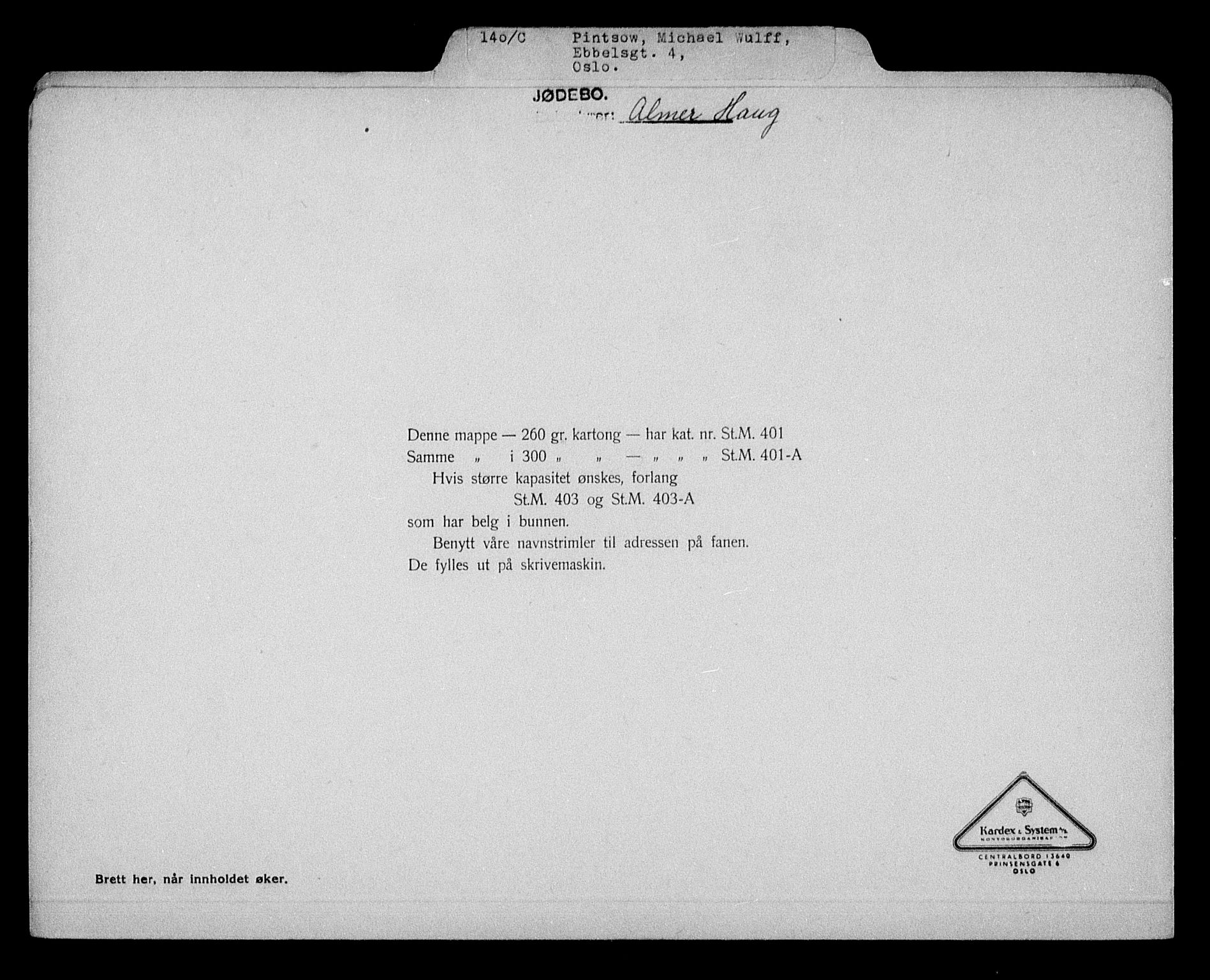 Justisdepartementet, Tilbakeføringskontoret for inndratte formuer, RA/S-1564/H/Hc/Hcc/L0969: --, 1945-1947, s. 477