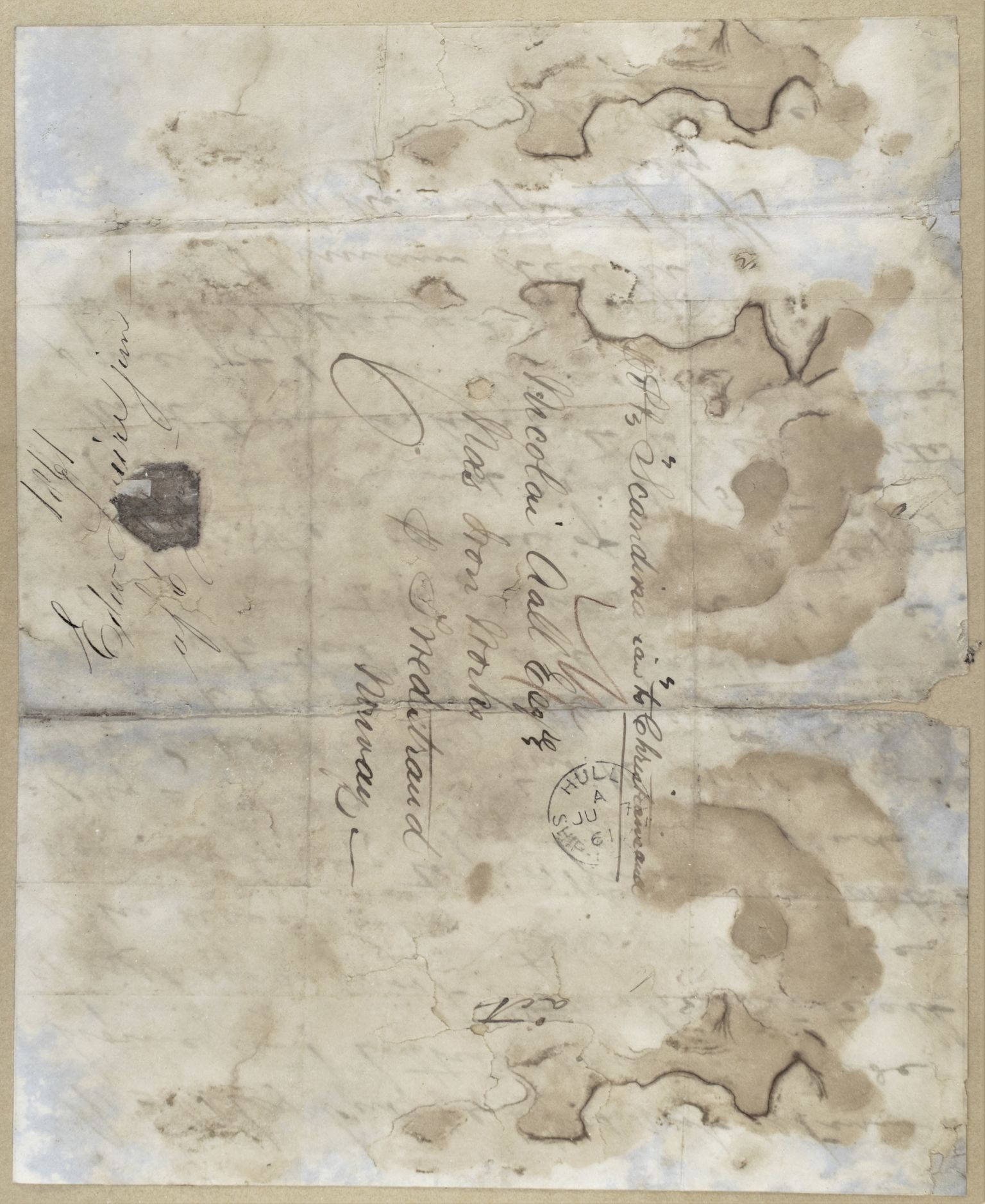 Familien Aalls privatarkiv , NESJ/NJM-005/E-00004/L0027: Inngående brev 1840-1866, uordnet, del 2, 1840-1866