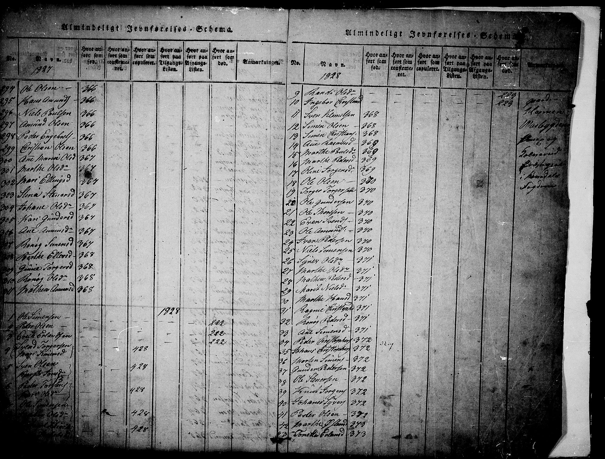 Gausdal prestekontor, SAH/PREST-090/H/Ha/Hab/L0001: Klokkerbok nr. 1, 1817-1848, s. 758-759