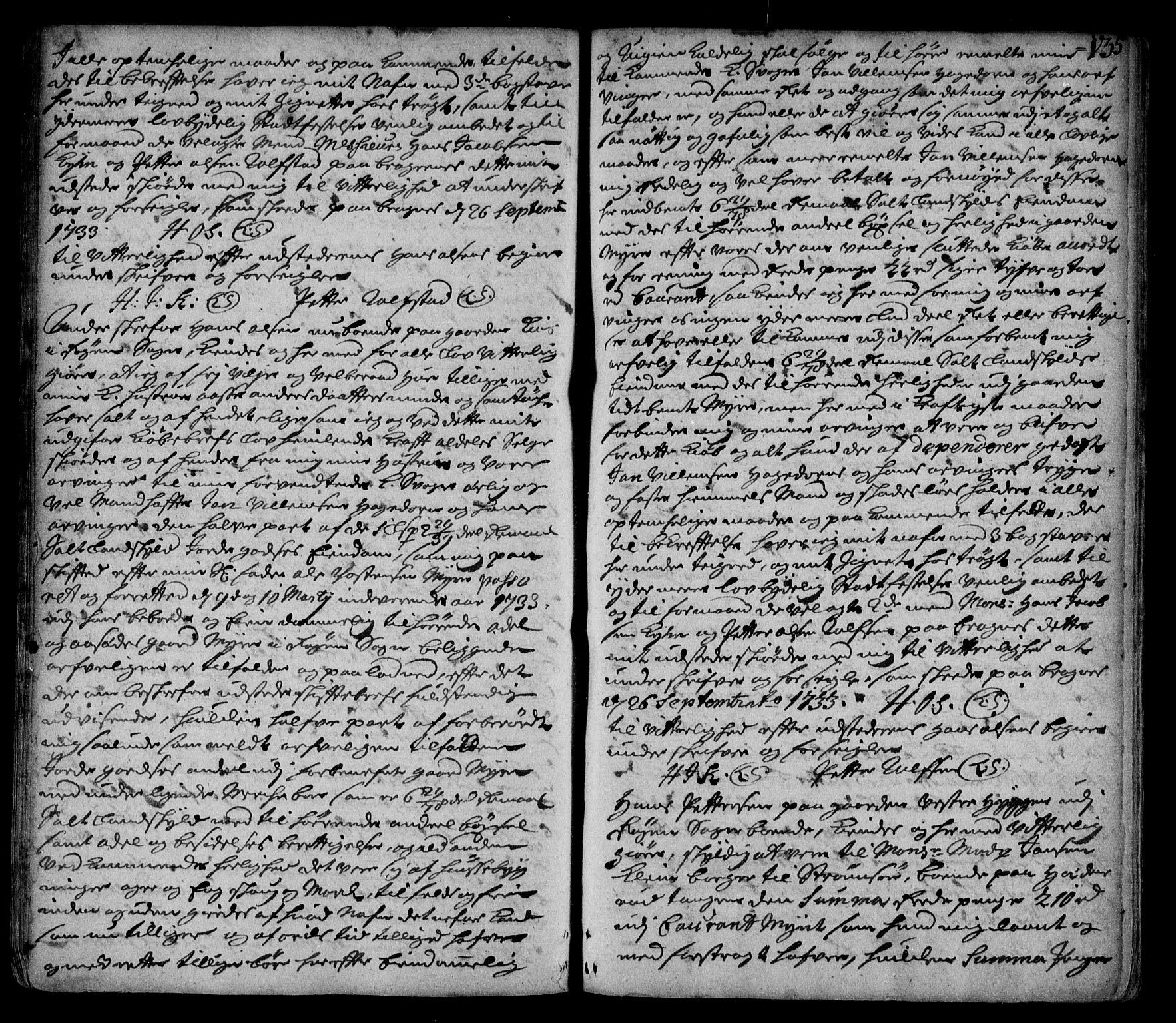 Lier, Røyken og Hurum sorenskriveri, SAKO/A-89/G/Ga/Gaa/L0002: Pantebok nr. II, 1725-1755, s. 135