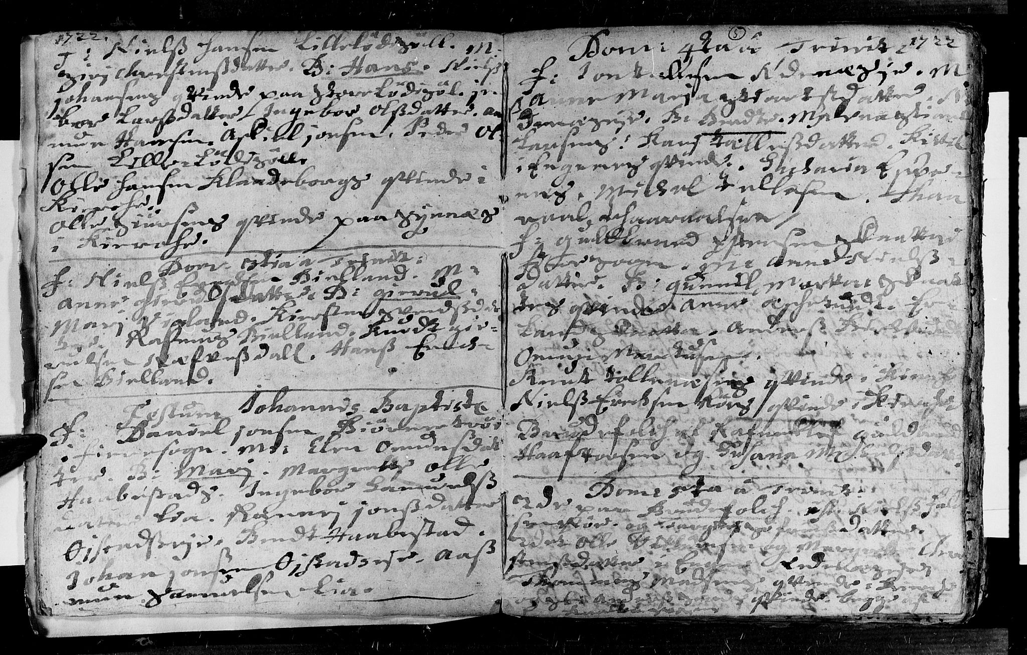 Øyestad sokneprestkontor, AV/SAK-1111-0049/F/Fa/L0003: Ministerialbok nr. A 3, 1722-1730, s. 5