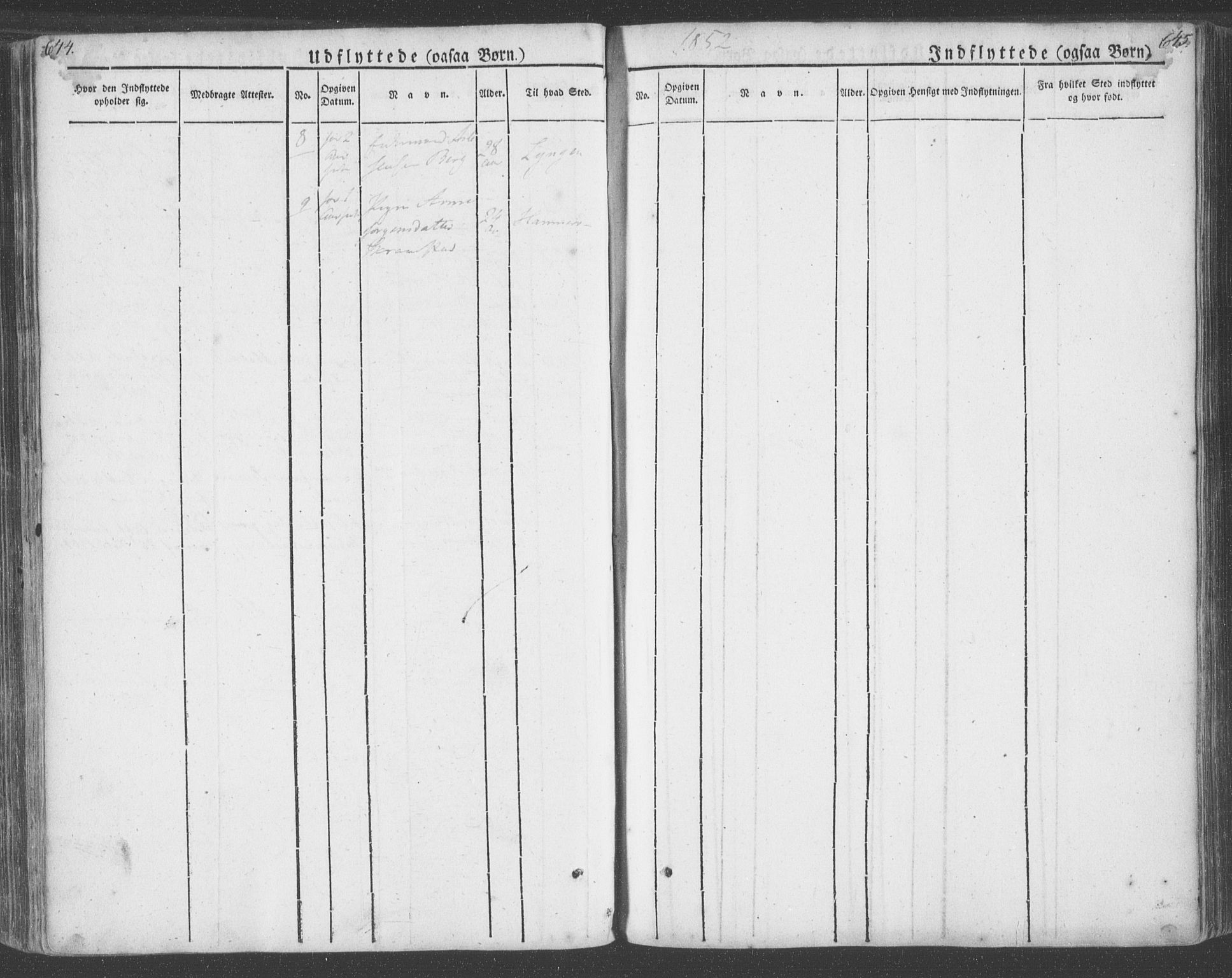 Ministerialprotokoller, klokkerbøker og fødselsregistre - Nordland, SAT/A-1459/855/L0799: Ministerialbok nr. 855A07, 1834-1852, s. 644-645