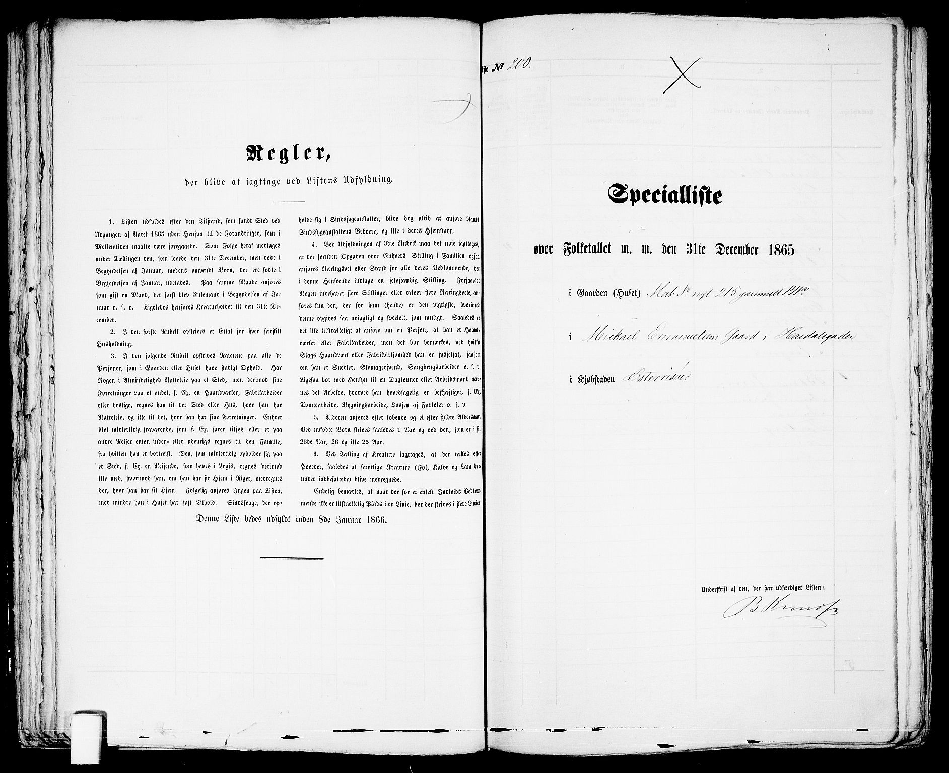 RA, Folketelling 1865 for 0901B Risør prestegjeld, Risør kjøpstad, 1865, s. 411