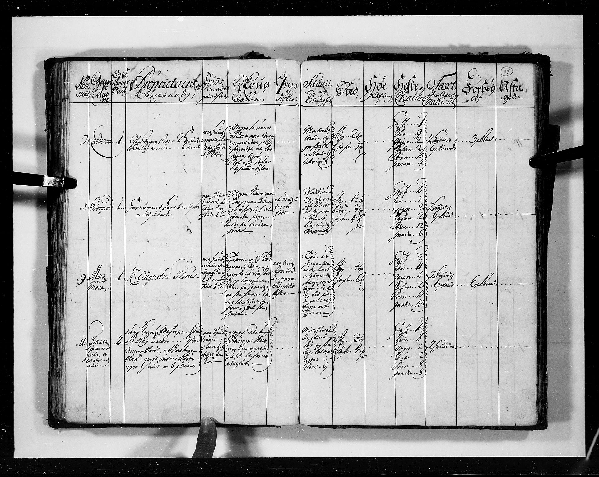 Rentekammeret inntil 1814, Realistisk ordnet avdeling, AV/RA-EA-4070/N/Nb/Nbf/L0113: Numedal og Sandsvær eksaminasjonsprotokoll, 1723, s. 116b-117a