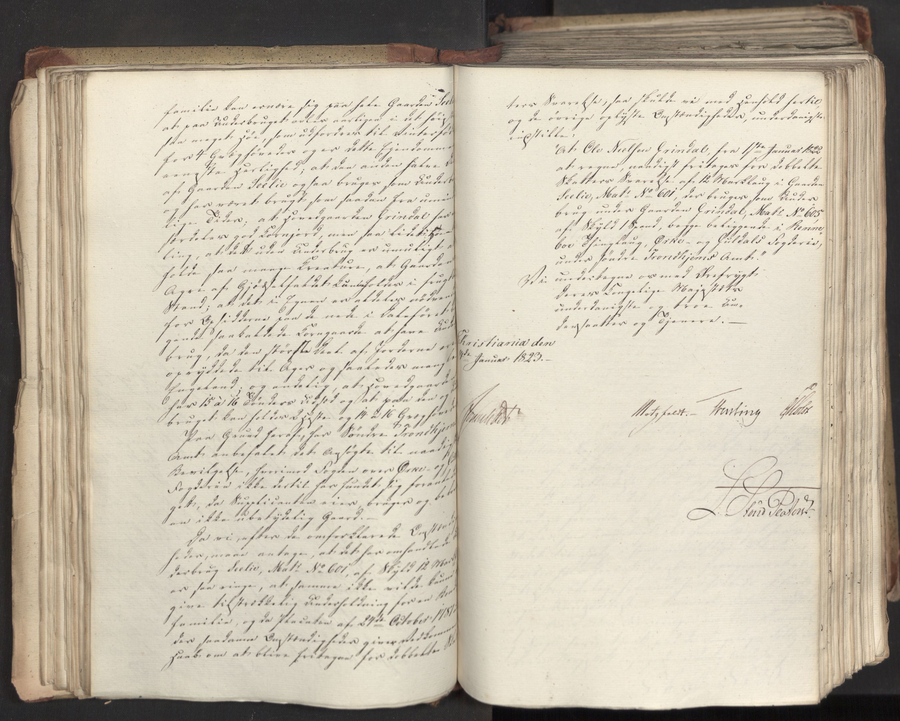 Statsrådsavdelingen i Stockholm, AV/RA-S-1003/D/Da/L0033: Regjeringsinnstillinger nr. 1-274, 1823, s. 84