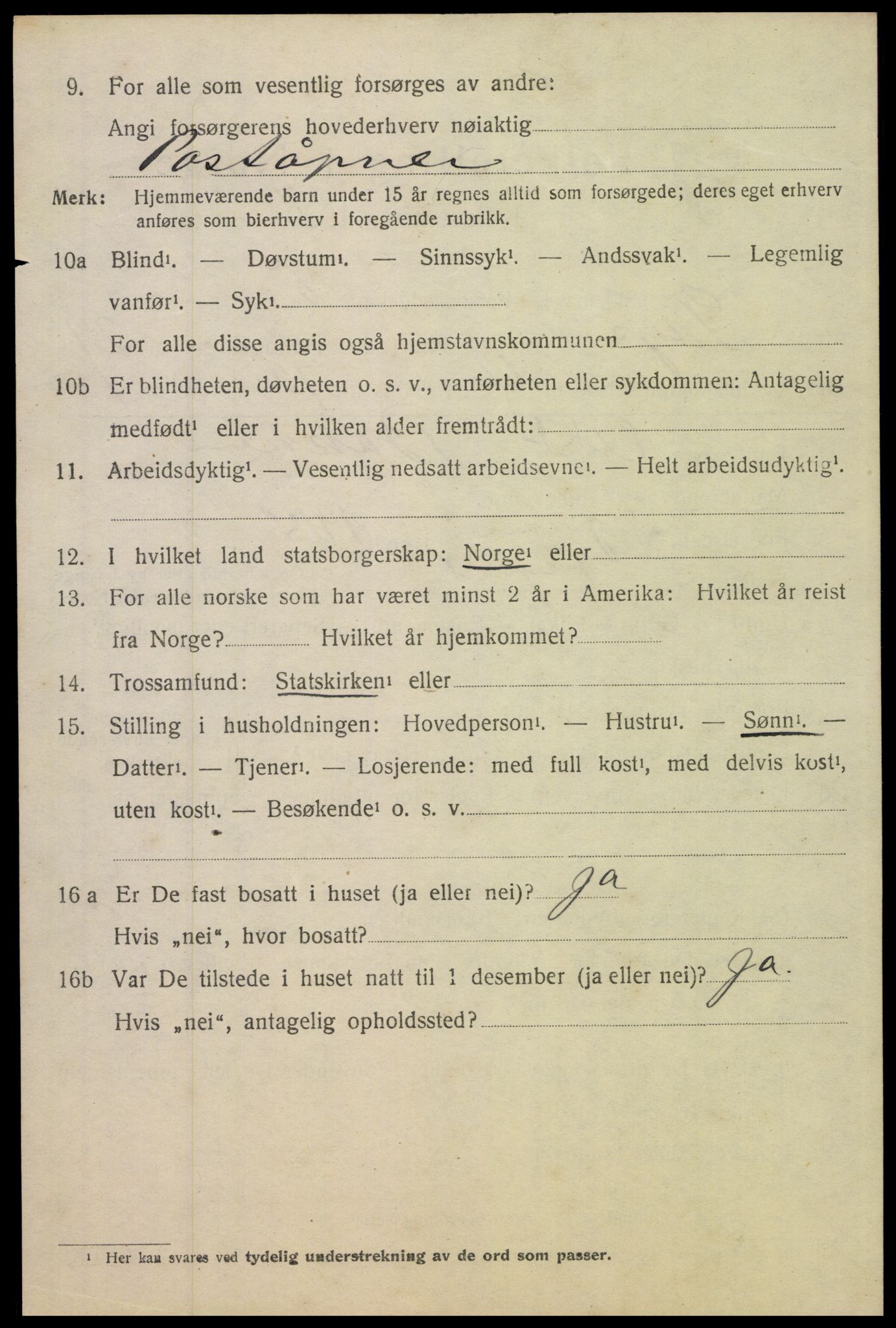 SAH, Folketelling 1920 for 0428 Trysil herred, 1920, s. 14556