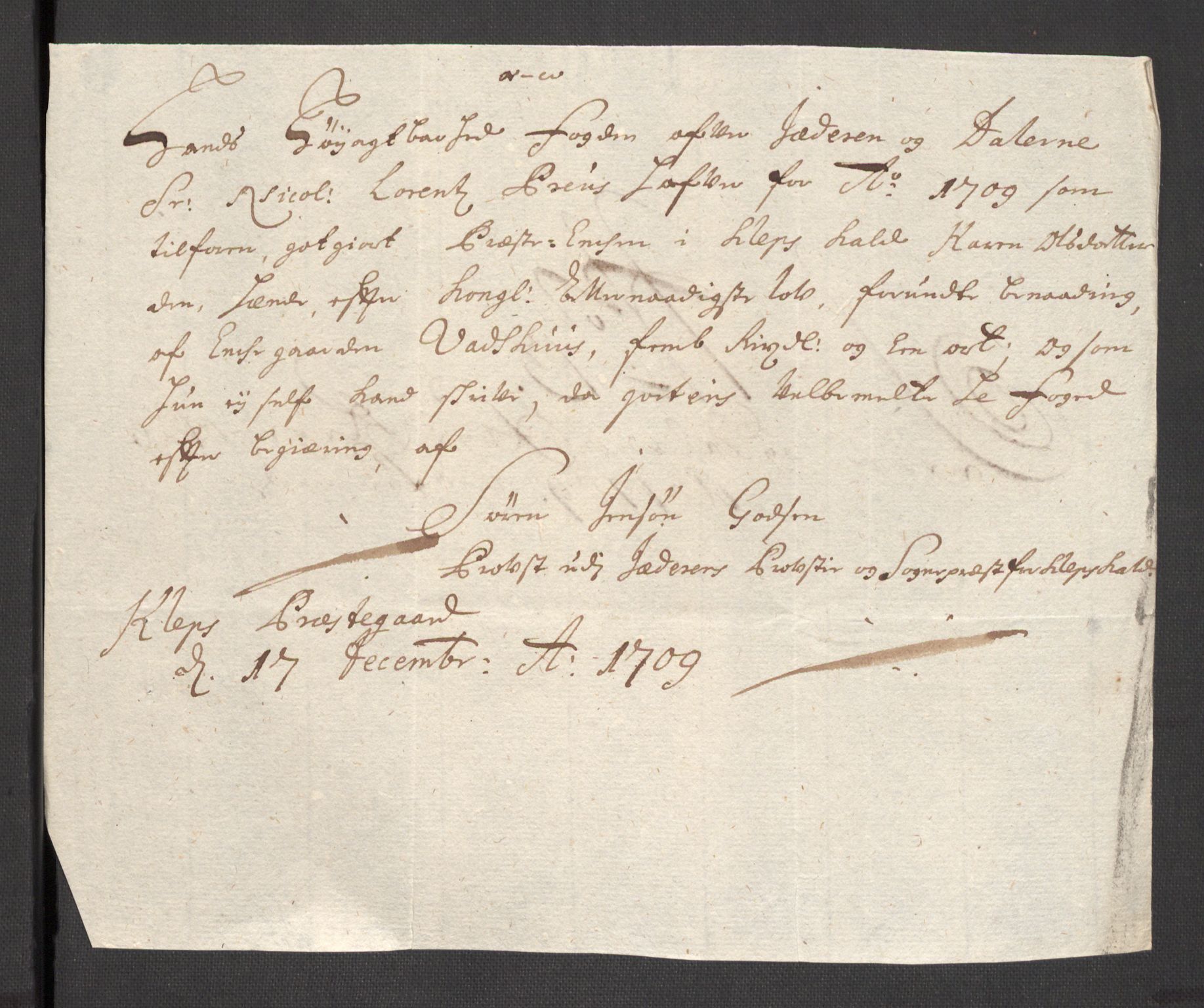 Rentekammeret inntil 1814, Reviderte regnskaper, Fogderegnskap, AV/RA-EA-4092/R46/L2734: Fogderegnskap Jæren og Dalane, 1709-1710, s. 52