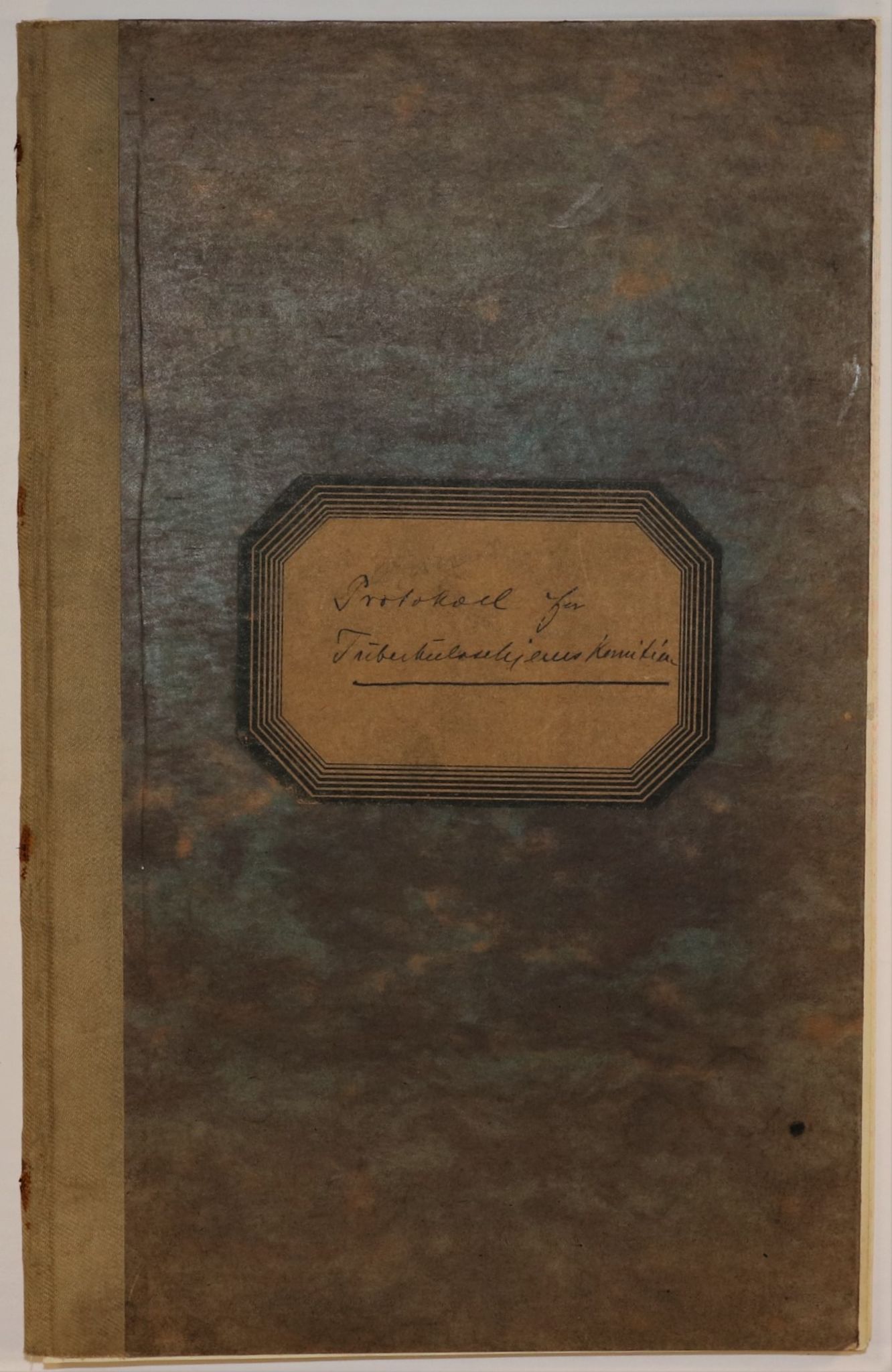 Byggekomiteen for Vardø Tuberkulosehjem, Vardø Sanitetsforening, VAMU/A-0004/F/L0001/0001: Byggekomiteens dokumenter / Protokoll for tuberkulosehjemskomiteen, 1913-1915