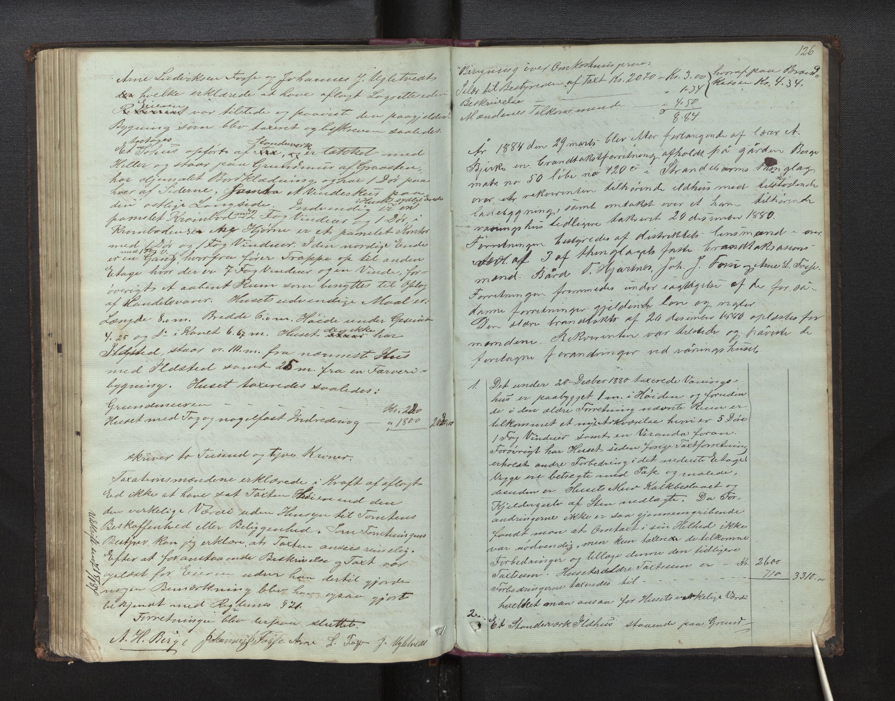 Lensmannen i Strandebarm, AV/SAB-A-35101/0012/L0001a: Branntakstprotokoll, 1846-1870, s. 125b-126a
