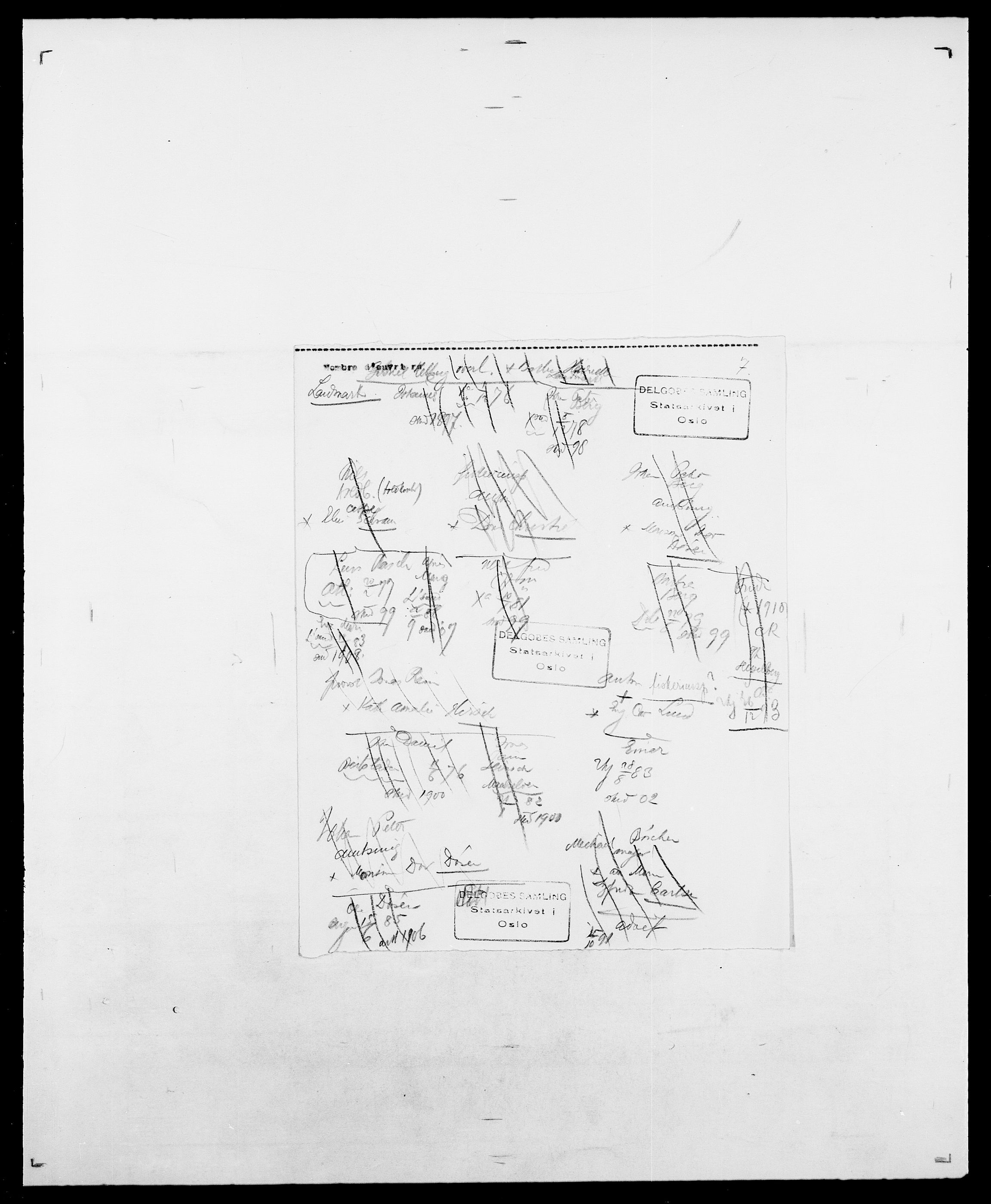 Delgobe, Charles Antoine - samling, AV/SAO-PAO-0038/D/Da/L0022: Krog - Lasteen, s. 509