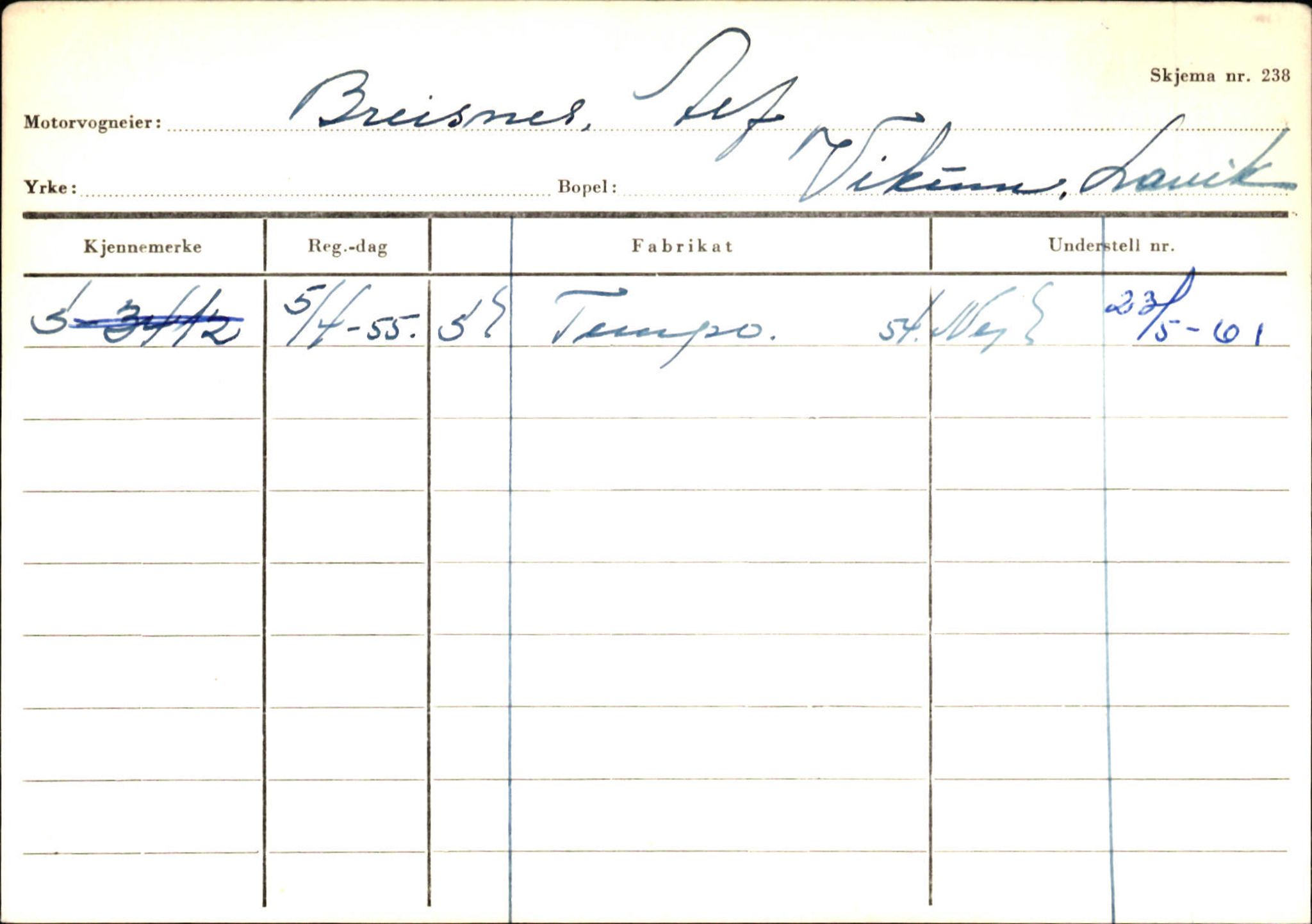 Statens vegvesen, Sogn og Fjordane vegkontor, AV/SAB-A-5301/4/F/L0130: Eigarregister Eid T-Å. Høyanger A-O, 1945-1975, s. 721