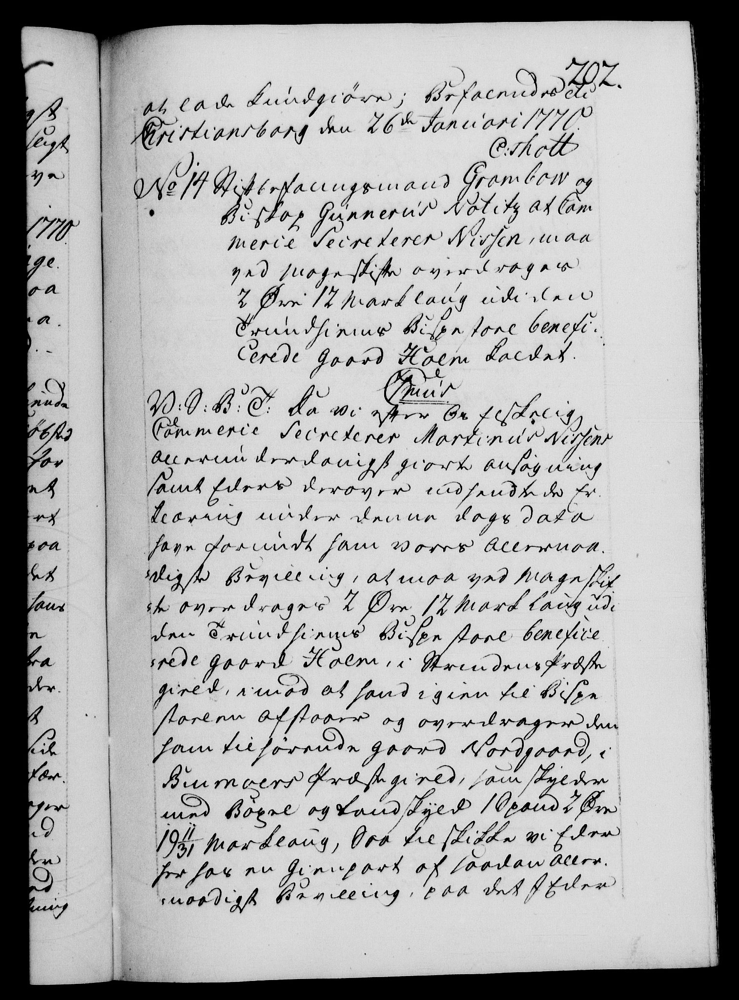 Danske Kanselli 1572-1799, AV/RA-EA-3023/F/Fc/Fca/Fcab/L0039: Norske tegnelser, 1769-1771, s. 202a