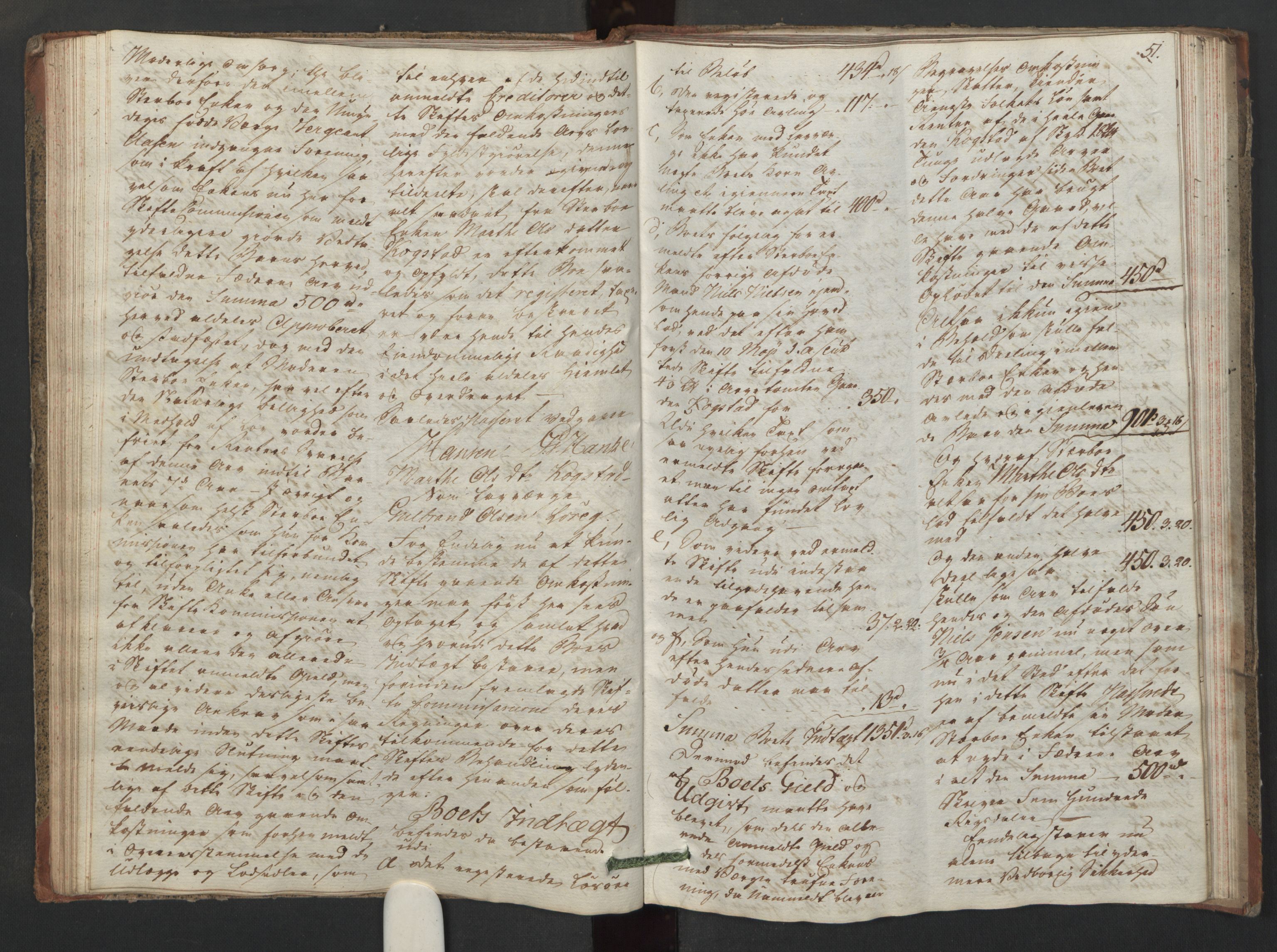 Forsvaret, Generalauditøren, AV/RA-RAFA-1772/F/Fj/Fjc/L0008: Skifteprotokol for akershusiske dragonregiment, 1801-1812, s. 50b-51a