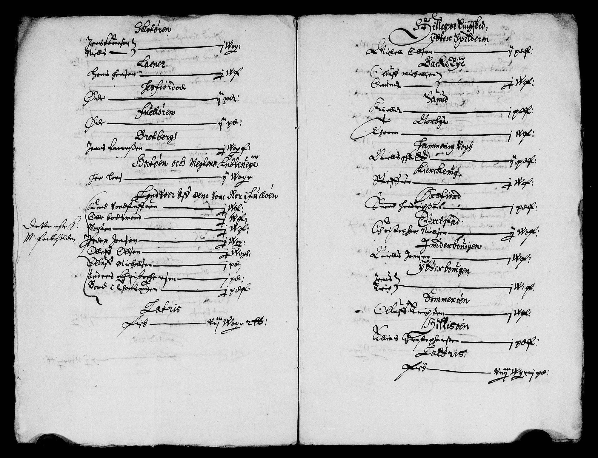 Rentekammeret inntil 1814, Reviderte regnskaper, Lensregnskaper, AV/RA-EA-5023/R/Rb/Rbz/L0028: Nordlandenes len, 1638-1646