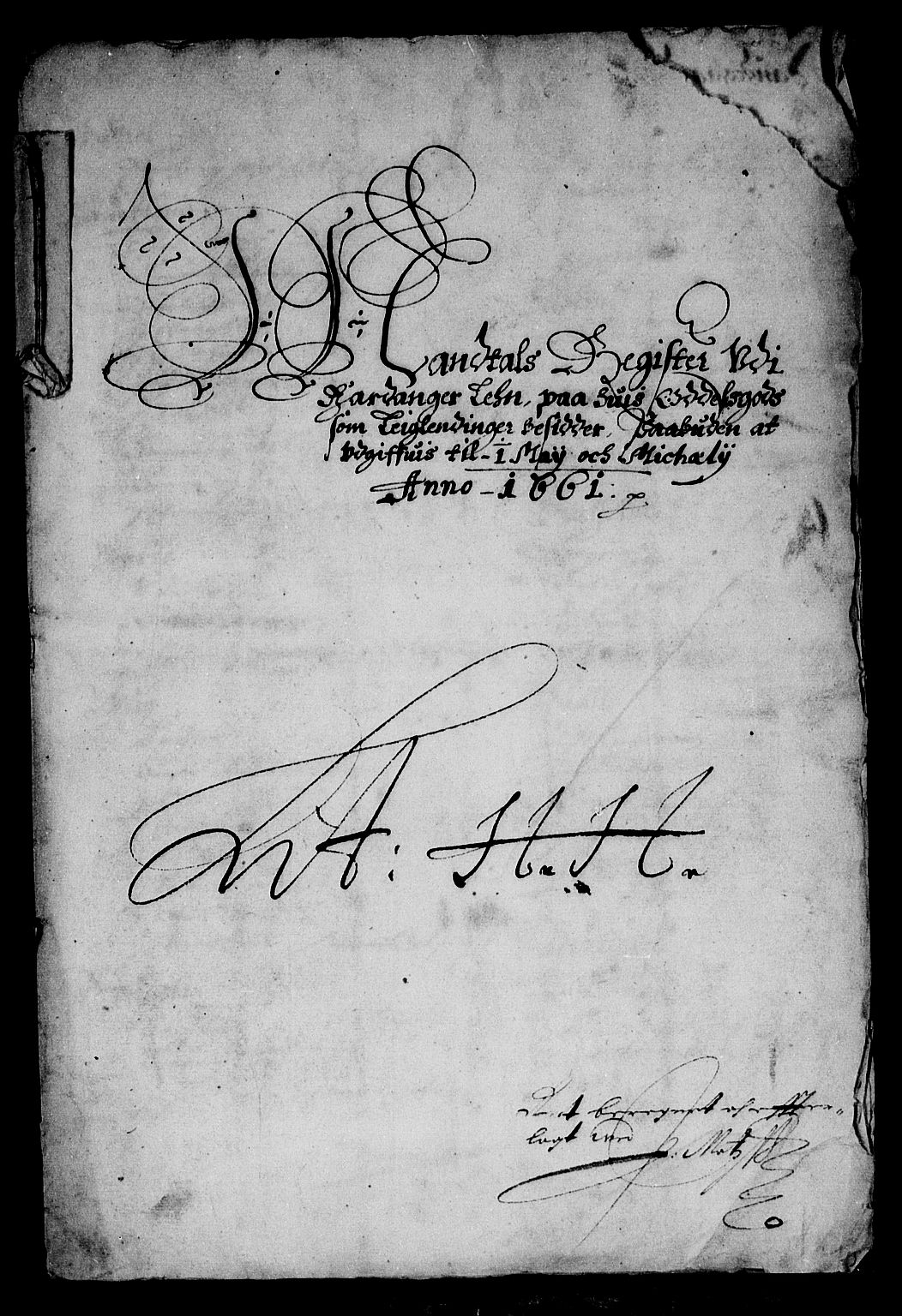 Rentekammeret inntil 1814, Reviderte regnskaper, Stiftamtstueregnskaper, Bergen stiftamt, RA/EA-6043/R/Rc/L0003: Bergen stiftamt, 1661