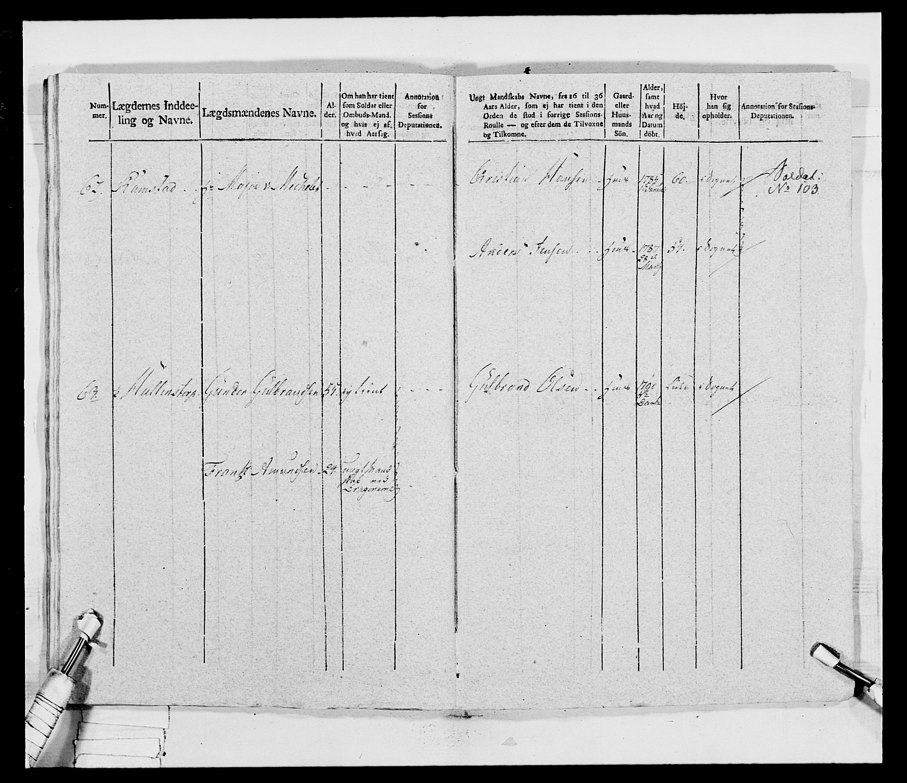 Generalitets- og kommissariatskollegiet, Det kongelige norske kommissariatskollegium, AV/RA-EA-5420/E/Eh/L0032b: Nordafjelske gevorbne infanteriregiment, 1806, s. 217