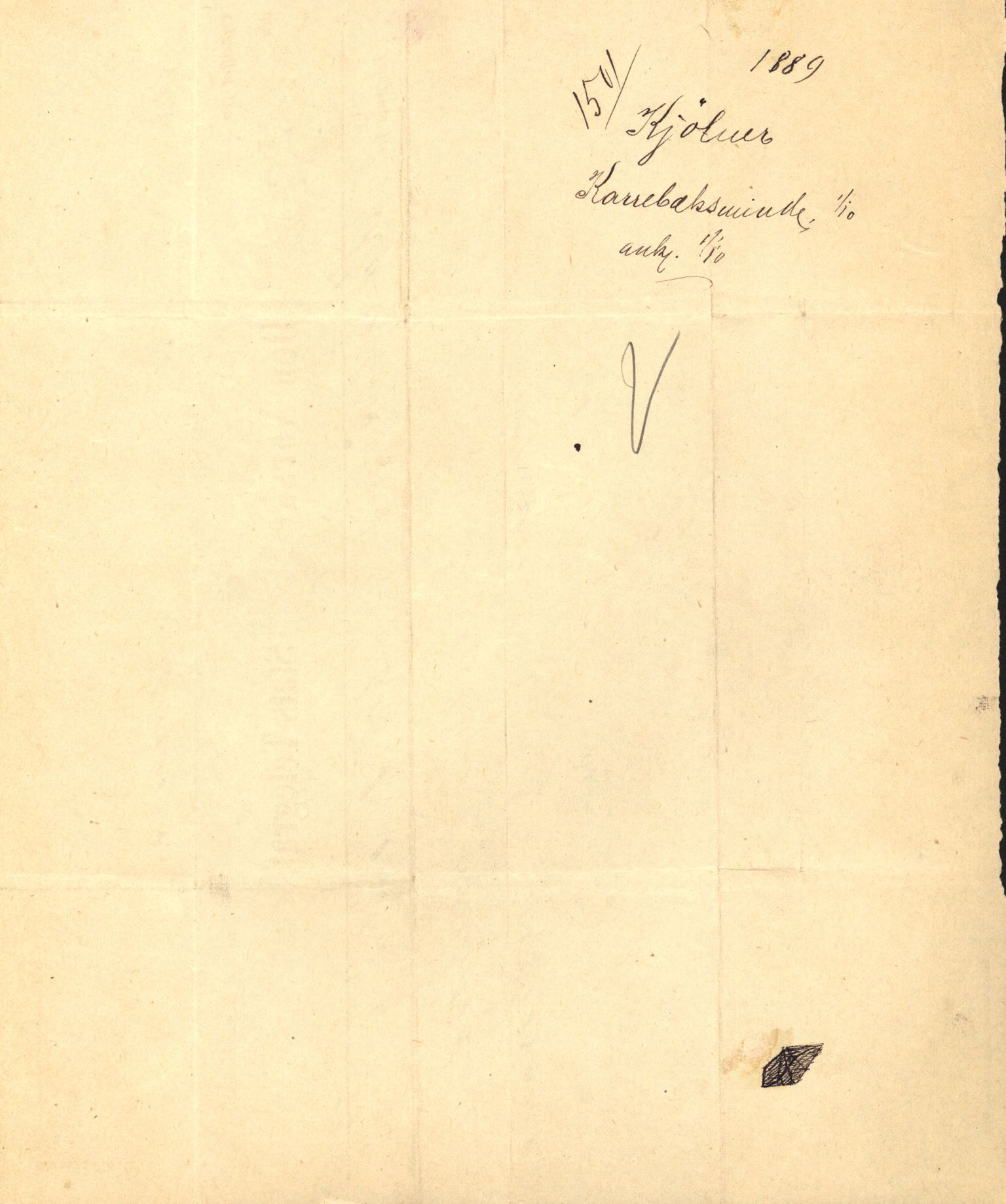 Pa 63 - Østlandske skibsassuranceforening, VEMU/A-1079/G/Ga/L0023/0008: Havaridokumenter / Immanuel, Wilhelm, Tobine, Diaz, Esmeralda, Tjømø, 1889, s. 11