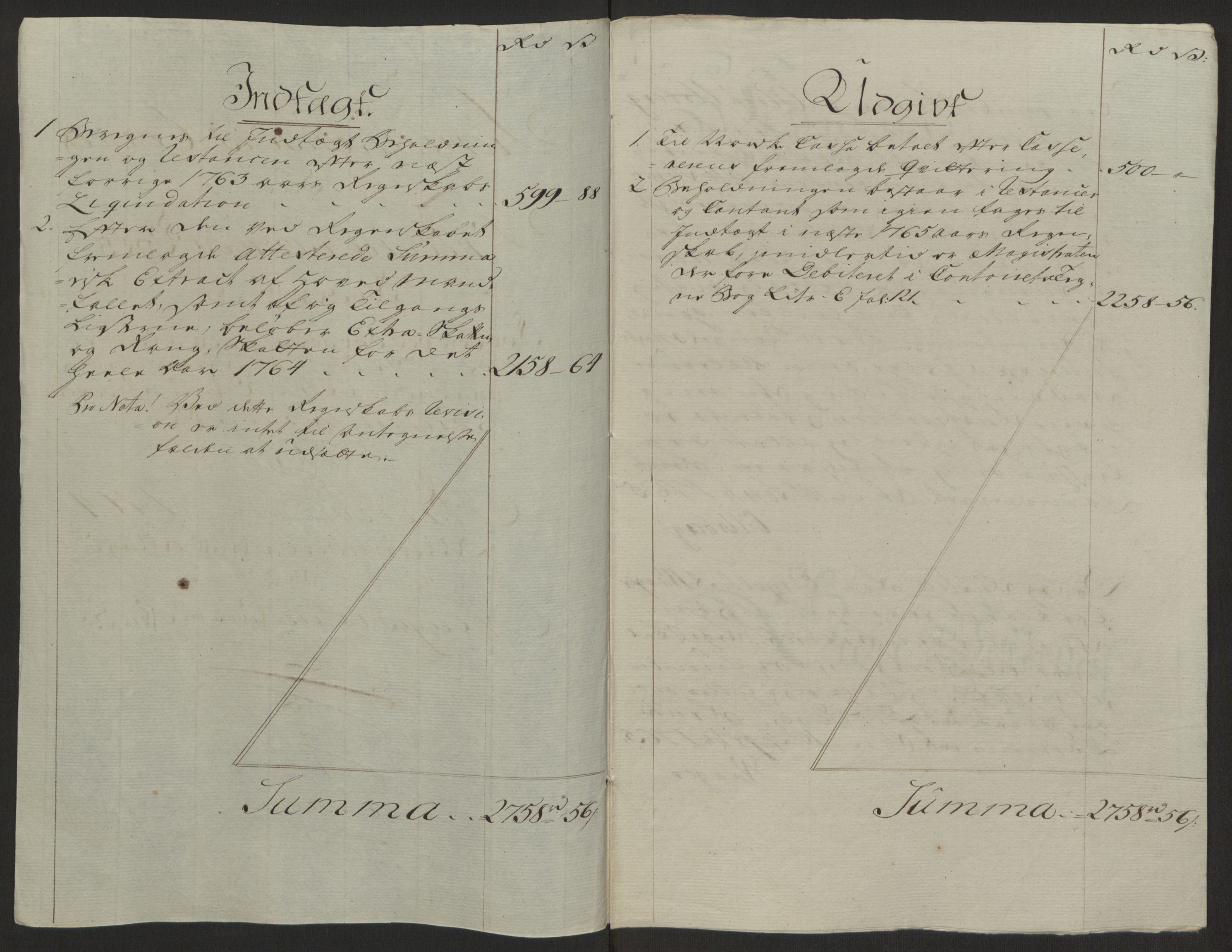 Rentekammeret inntil 1814, Reviderte regnskaper, Byregnskaper, AV/RA-EA-4066/R/Ra/L0006/0001: [A4] Kontribusjonsregnskap / Ekstraskatt, 1762-1772, s. 114