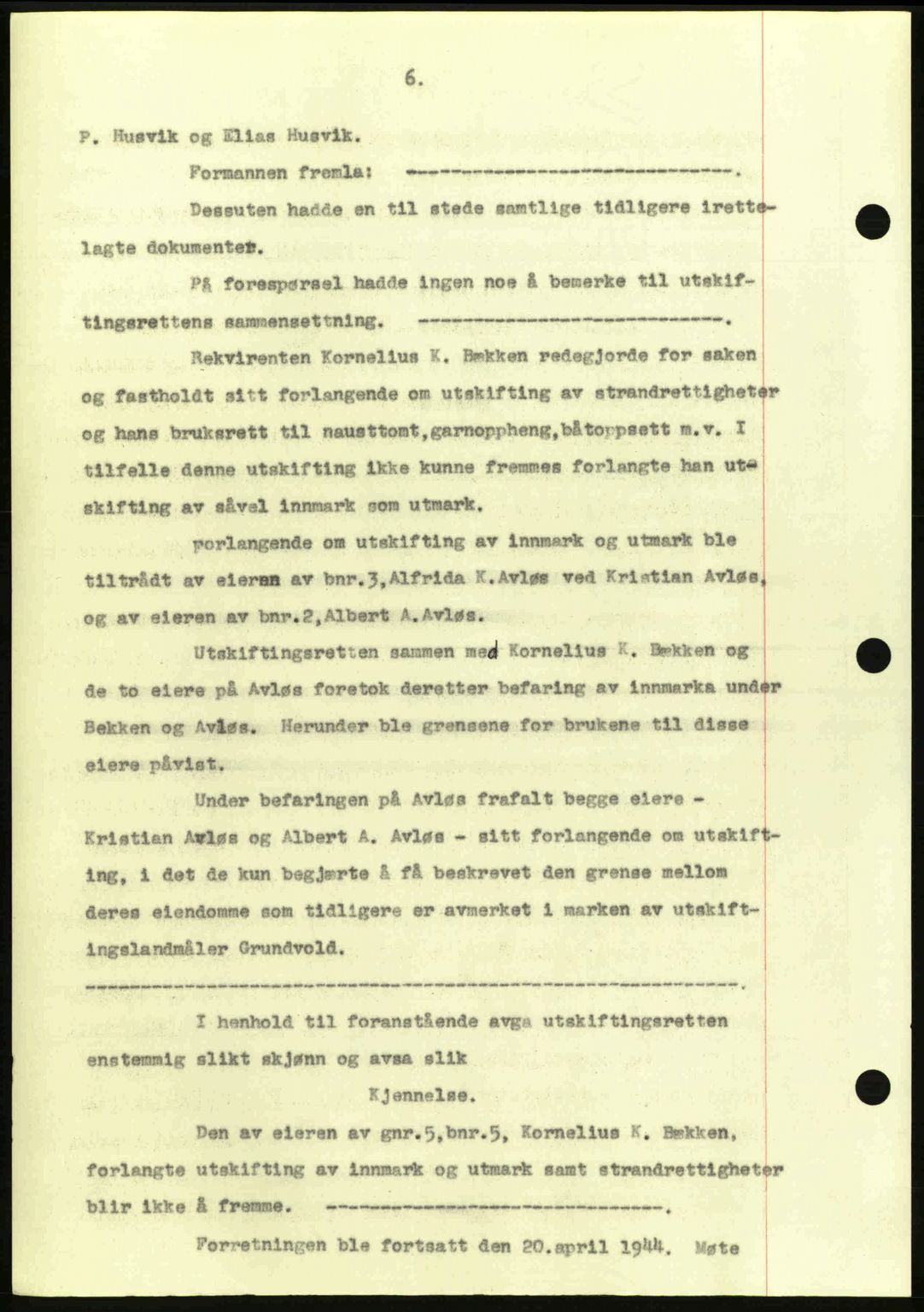 Hitra sorenskriveri, AV/SAT-A-0018/2/2C/2Ca: Pantebok nr. A2, 1943-1945, Dagboknr: 342/1944