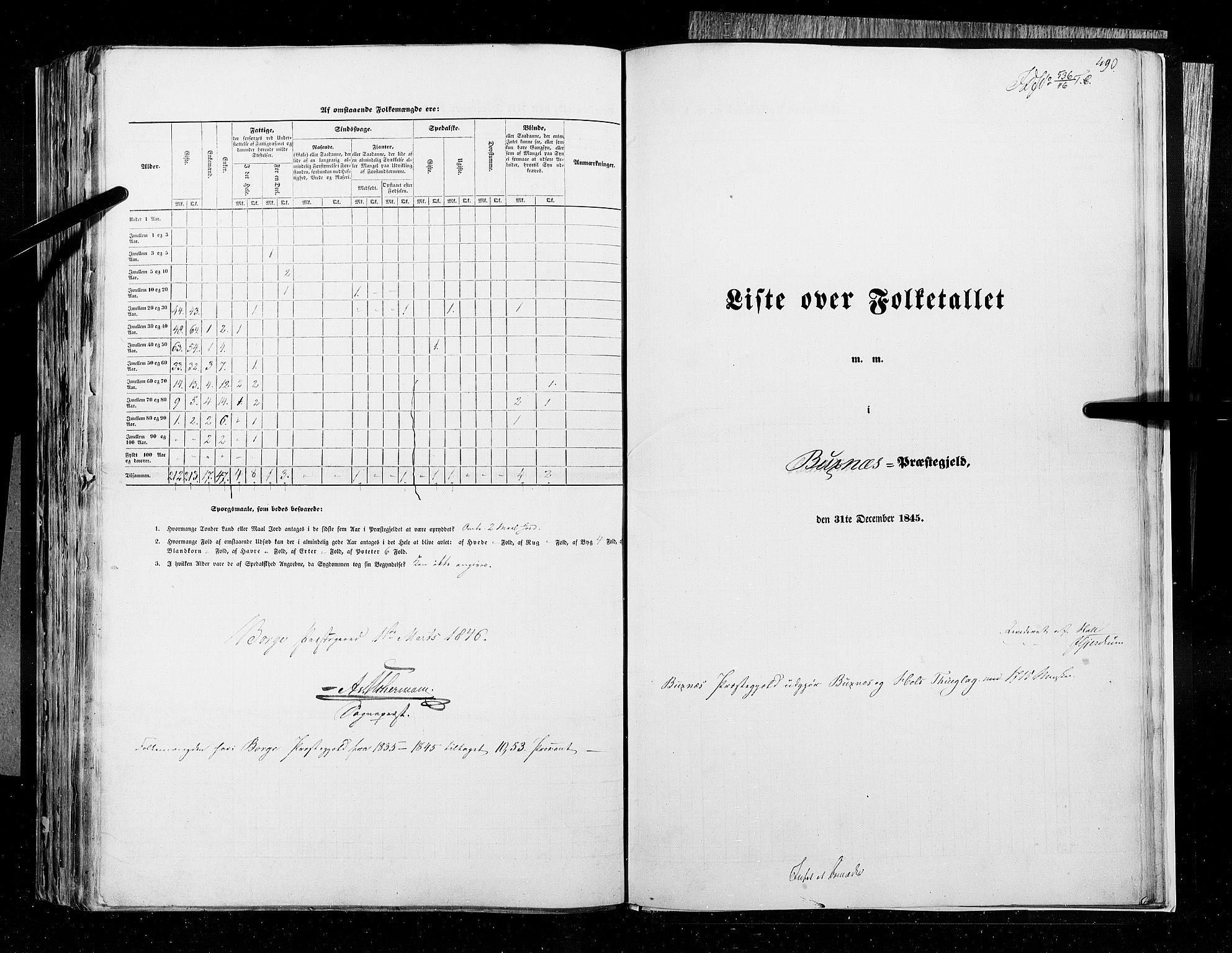 RA, Folketellingen 1845, bind 9B: Nordland amt, 1845, s. 490