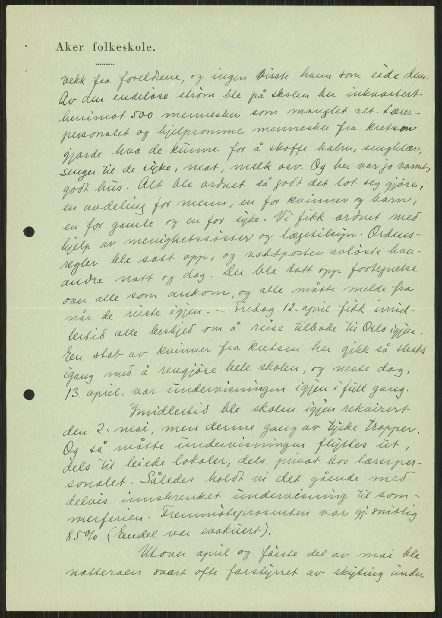 Forsvaret, Forsvarets krigshistoriske avdeling, AV/RA-RAFA-2017/Y/Ya/L0013: II-C-11-31 - Fylkesmenn.  Rapporter om krigsbegivenhetene 1940., 1940, s. 245